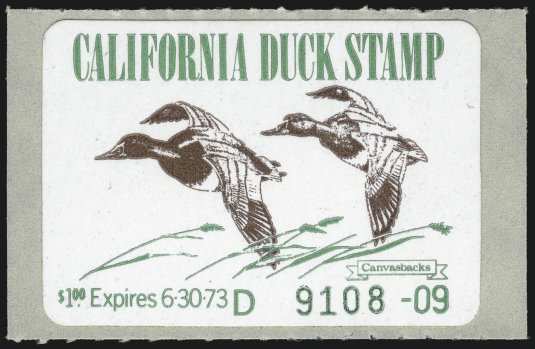 Sale no. 1076 — Lot no. 2078 — Siegel Auction Galleries