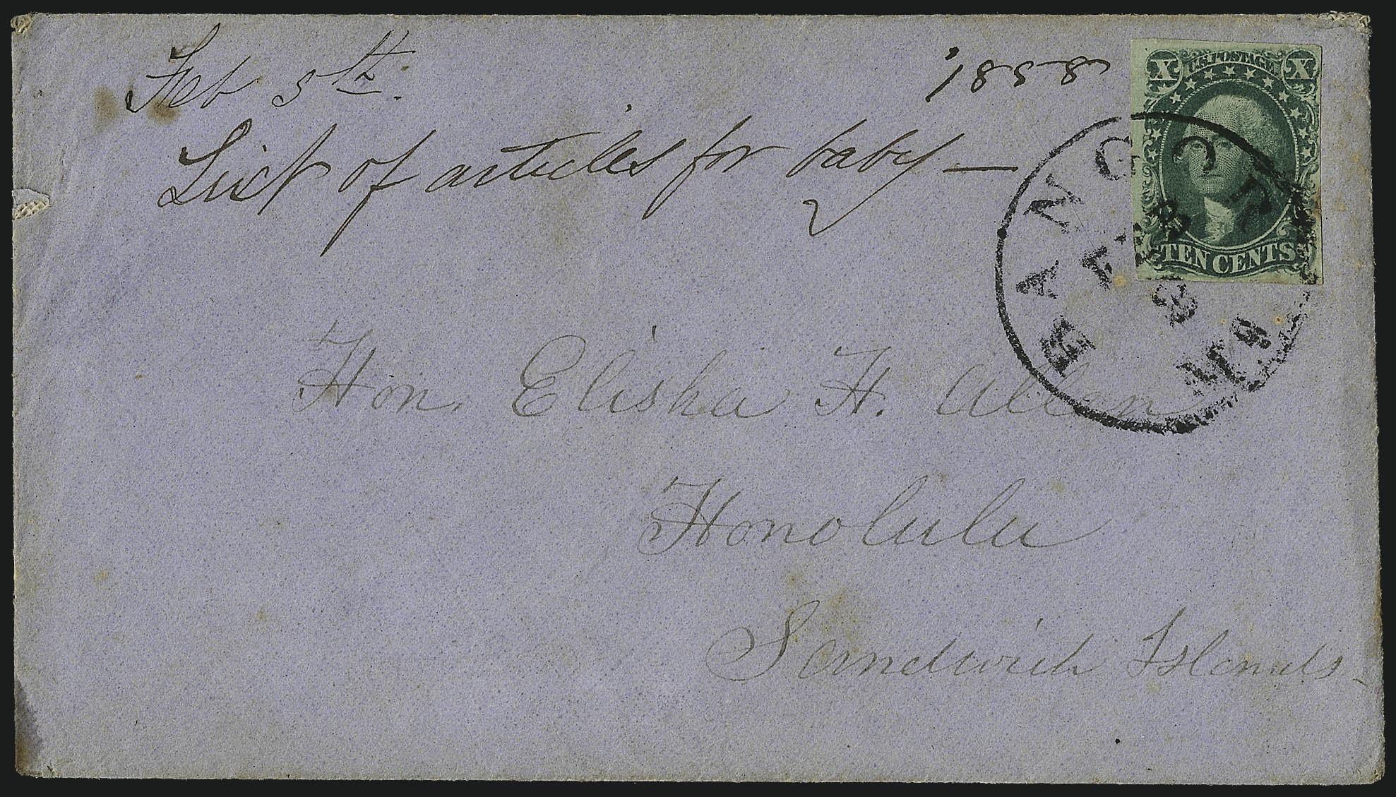 Sale no. 1077 — Lot no. 738 — Siegel Auction Galleries