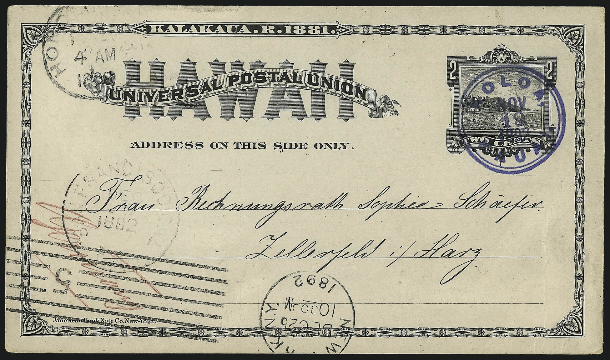 Sale no. 1077 — Lot no. 793 — Siegel Auction Galleries