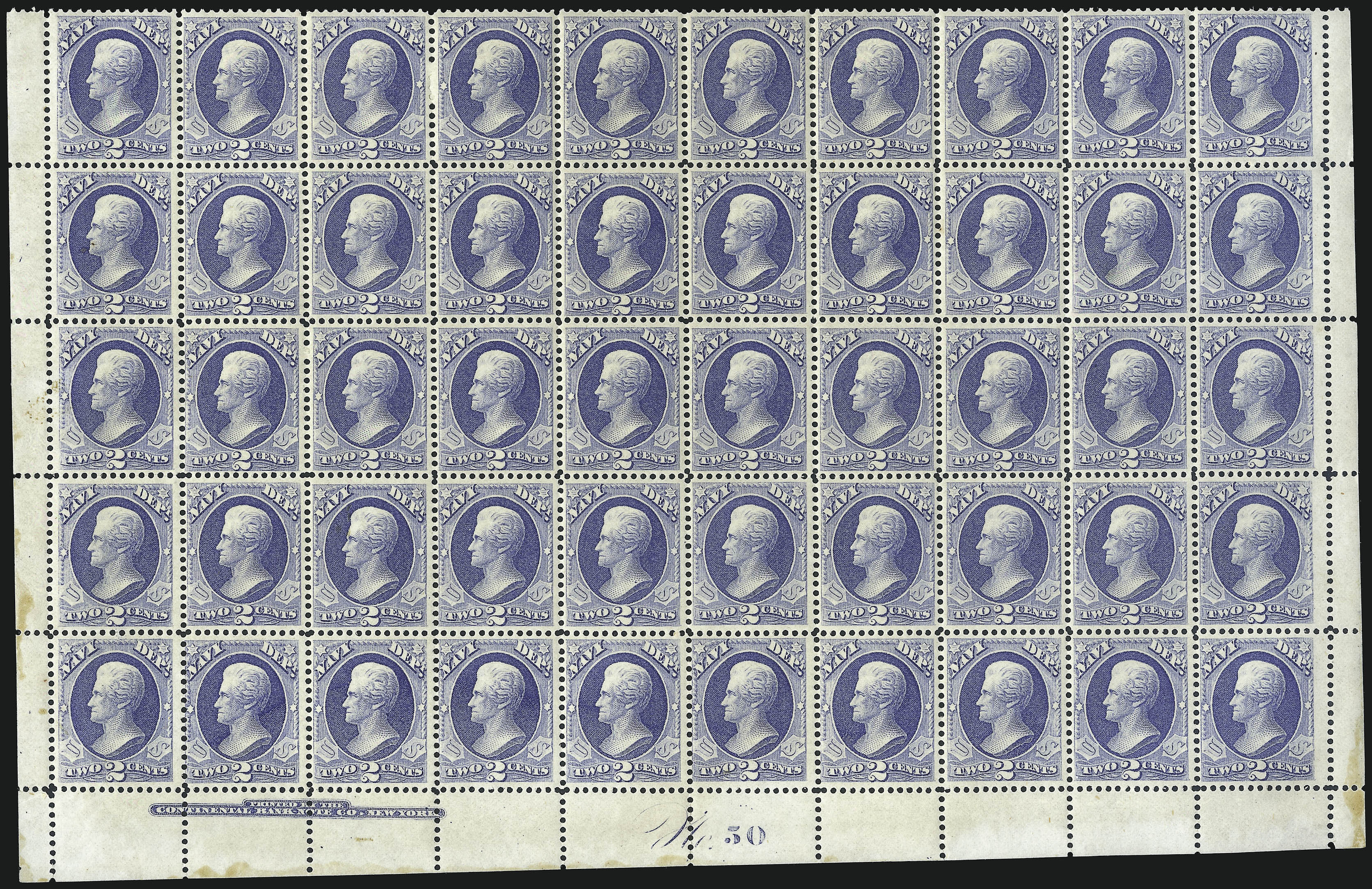 Sale no. 1078 — Lot no. 663 — Siegel Auction Galleries