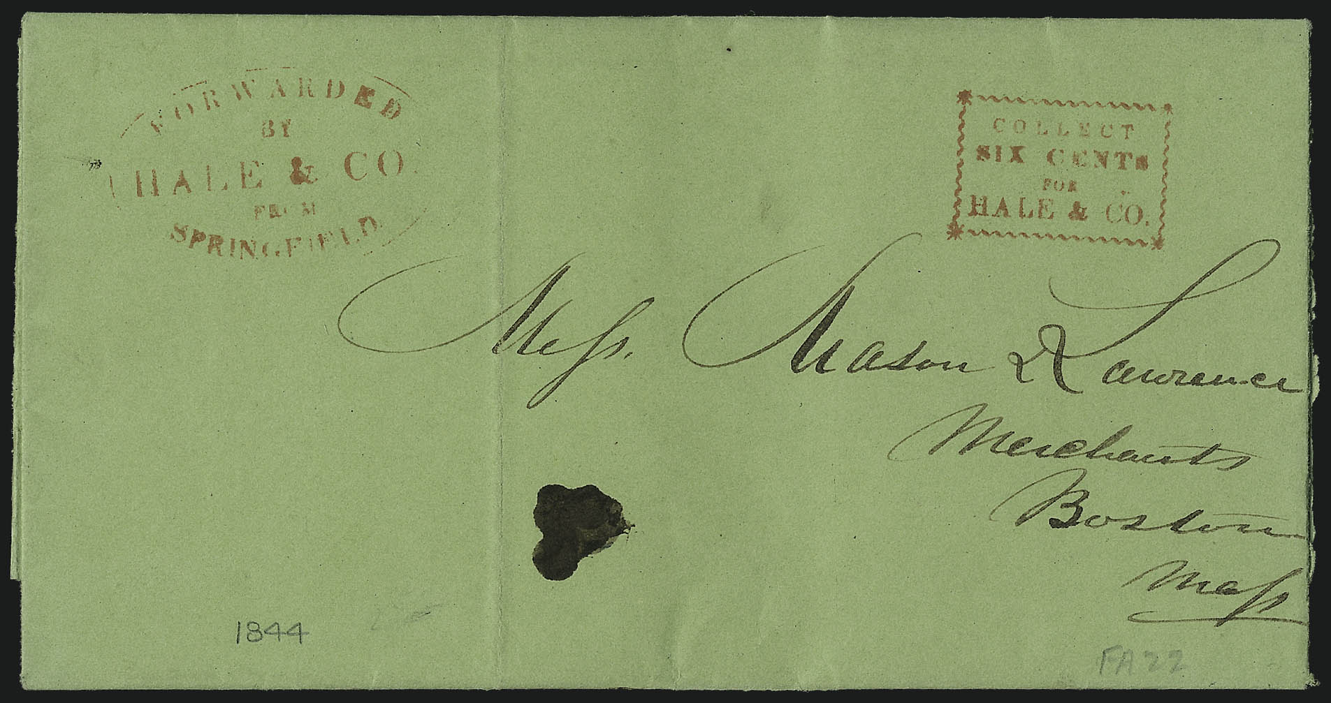 Sale no. 1082 — Lot no. 528 — Siegel Auction Galleries