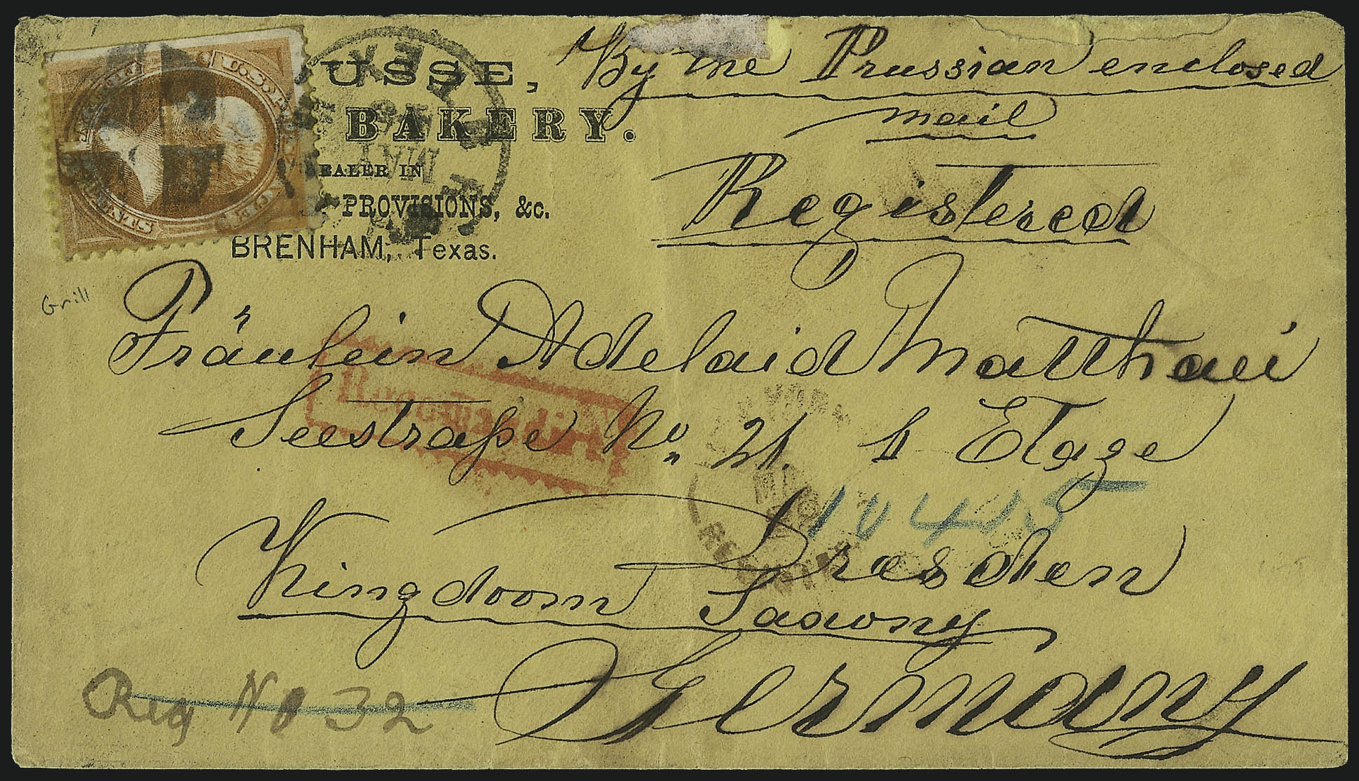 Sale no. 1084 — Lot no. 3384 — Siegel Auction Galleries