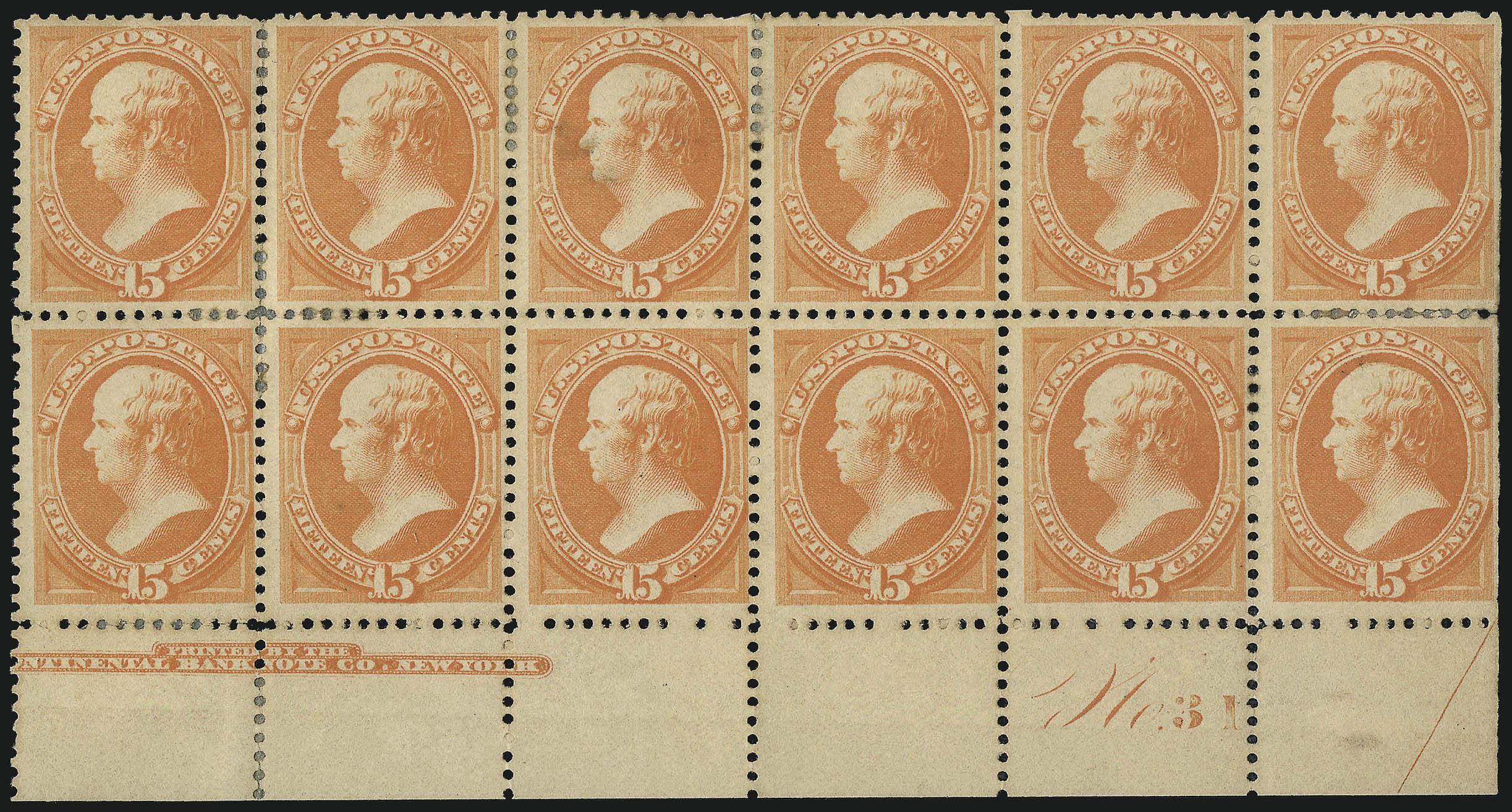 Sale no. 1084 — Lot no. 3456 — Siegel Auction Galleries