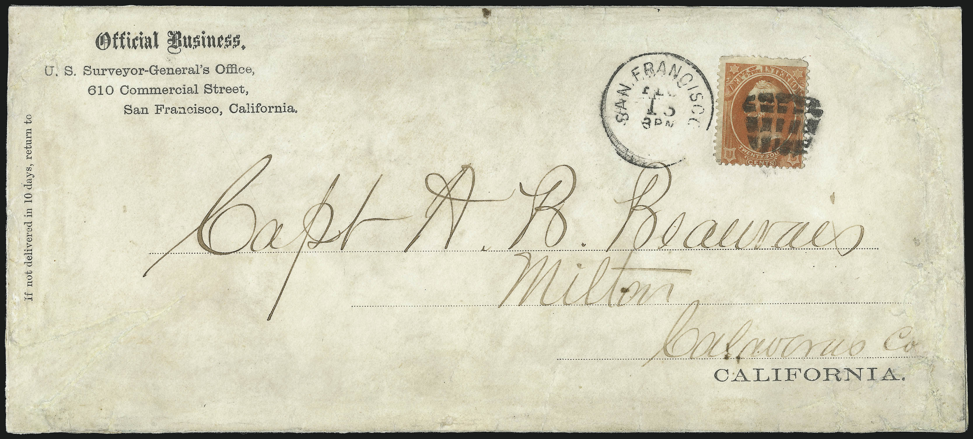 Sale no. 1085 — Lot no. 4049 — Siegel Auction Galleries