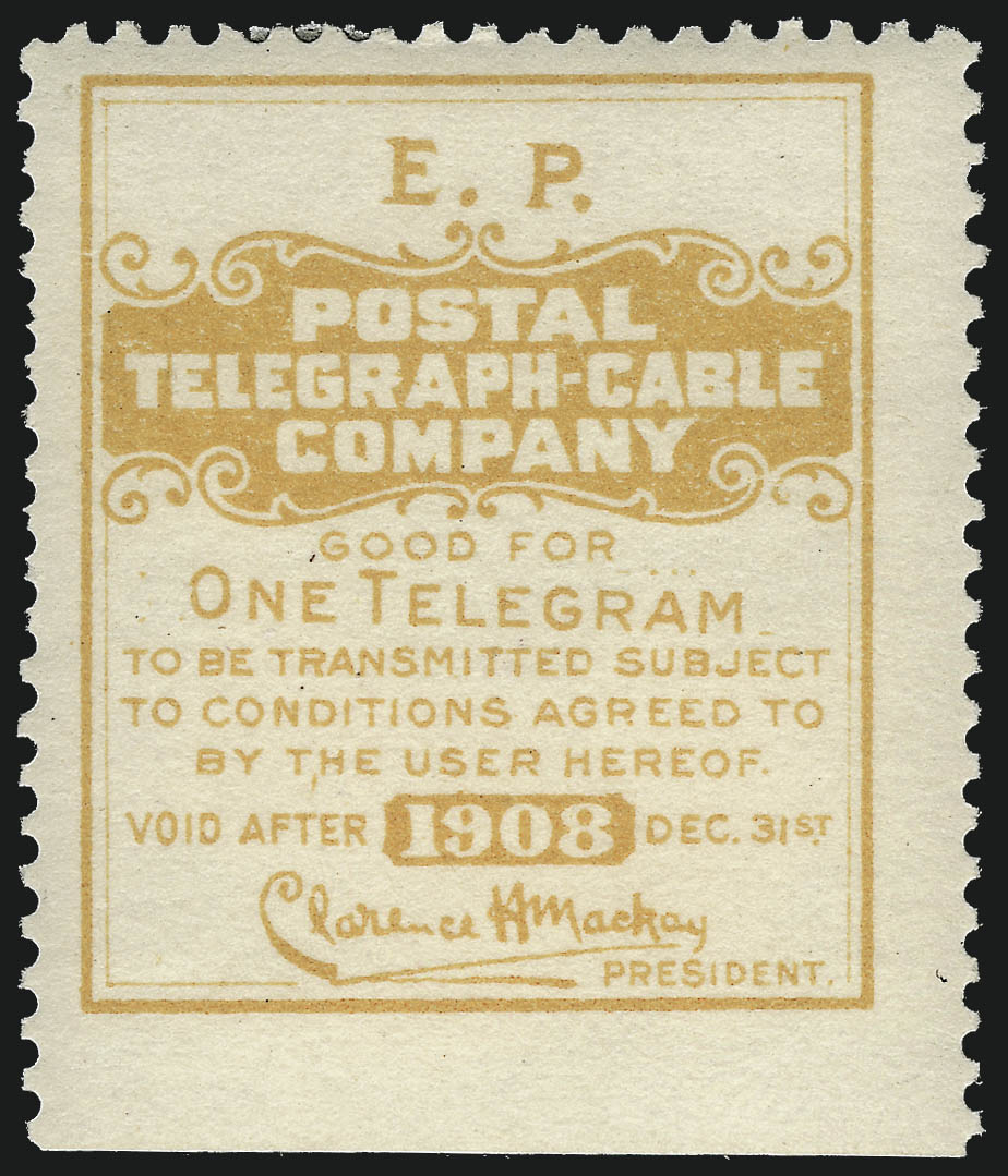 Sale no. 1090 — Lot no. 1915 — Siegel Auction Galleries