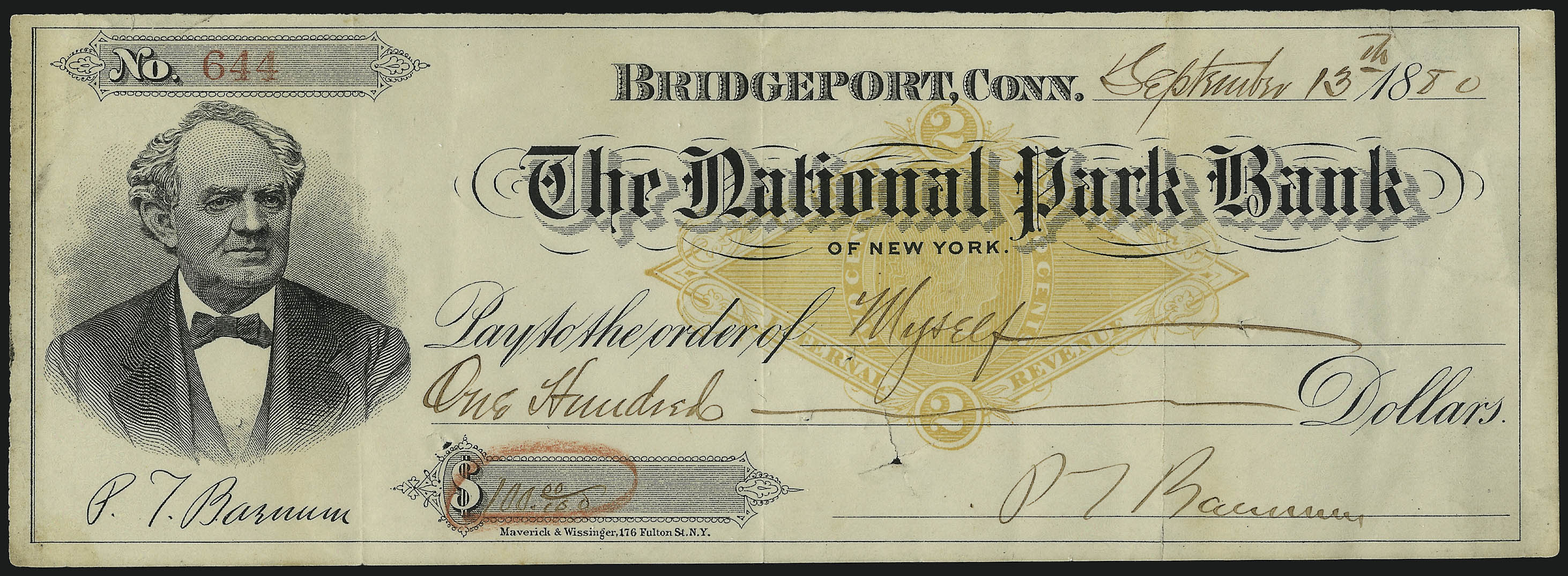 Sale no. 1090 — Lot no. 1979 — Siegel Auction Galleries