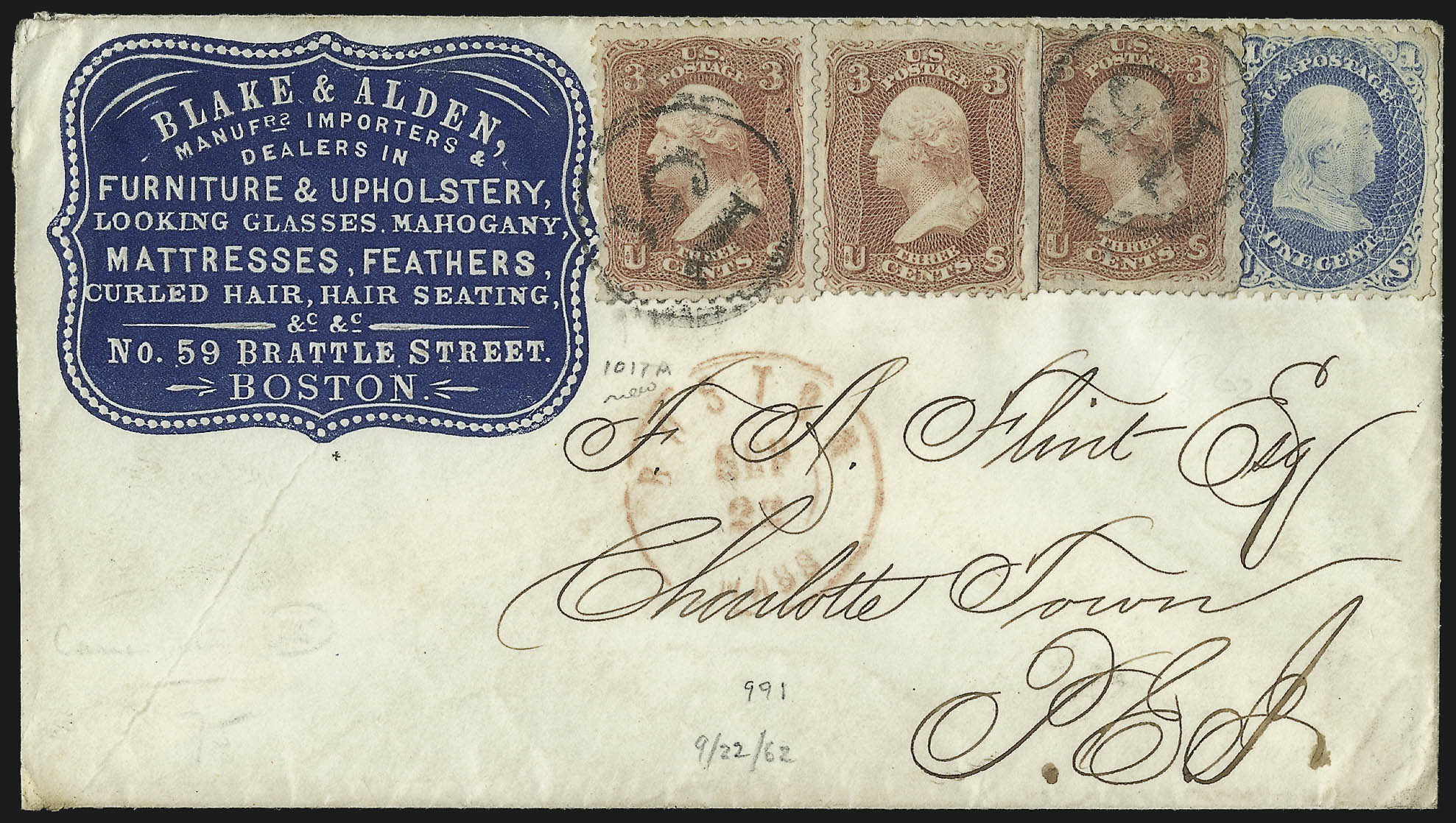 Sale no. 1090 — Lot no. 2156 — Siegel Auction Galleries