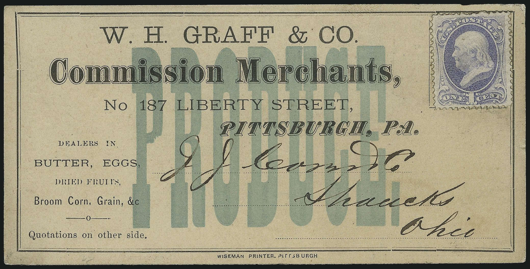 Sale no. 1090 — Lot no. 2296 — Siegel Auction Galleries