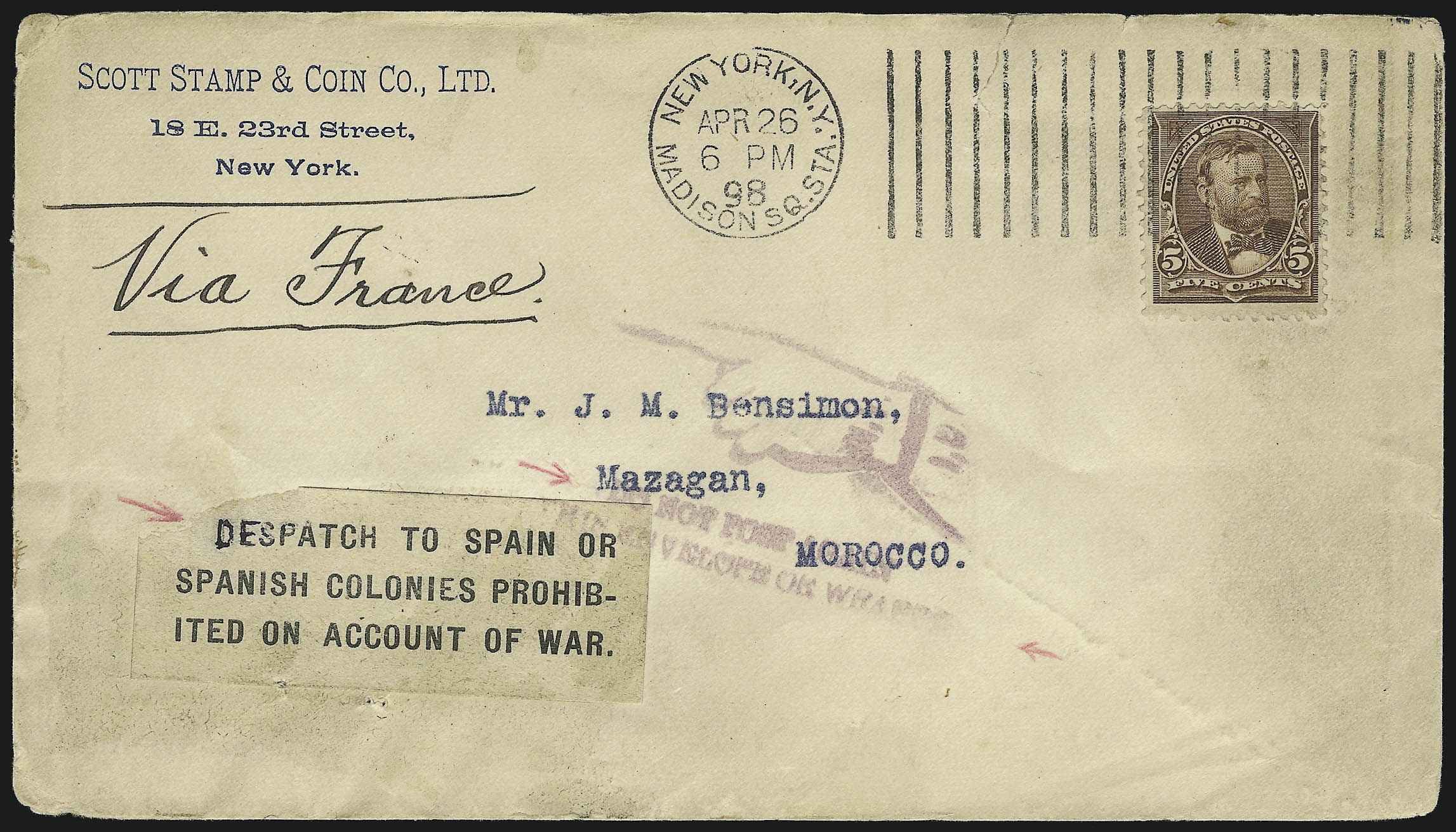 Sale no. 1090 — Lot no. 2300 — Siegel Auction Galleries