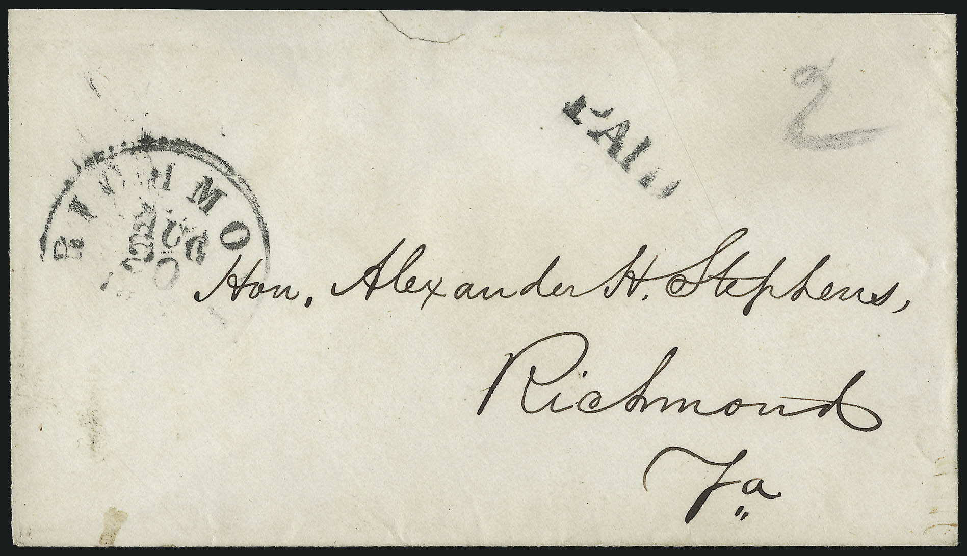 Sale no. 1090 — Lot no. 2380 — Siegel Auction Galleries