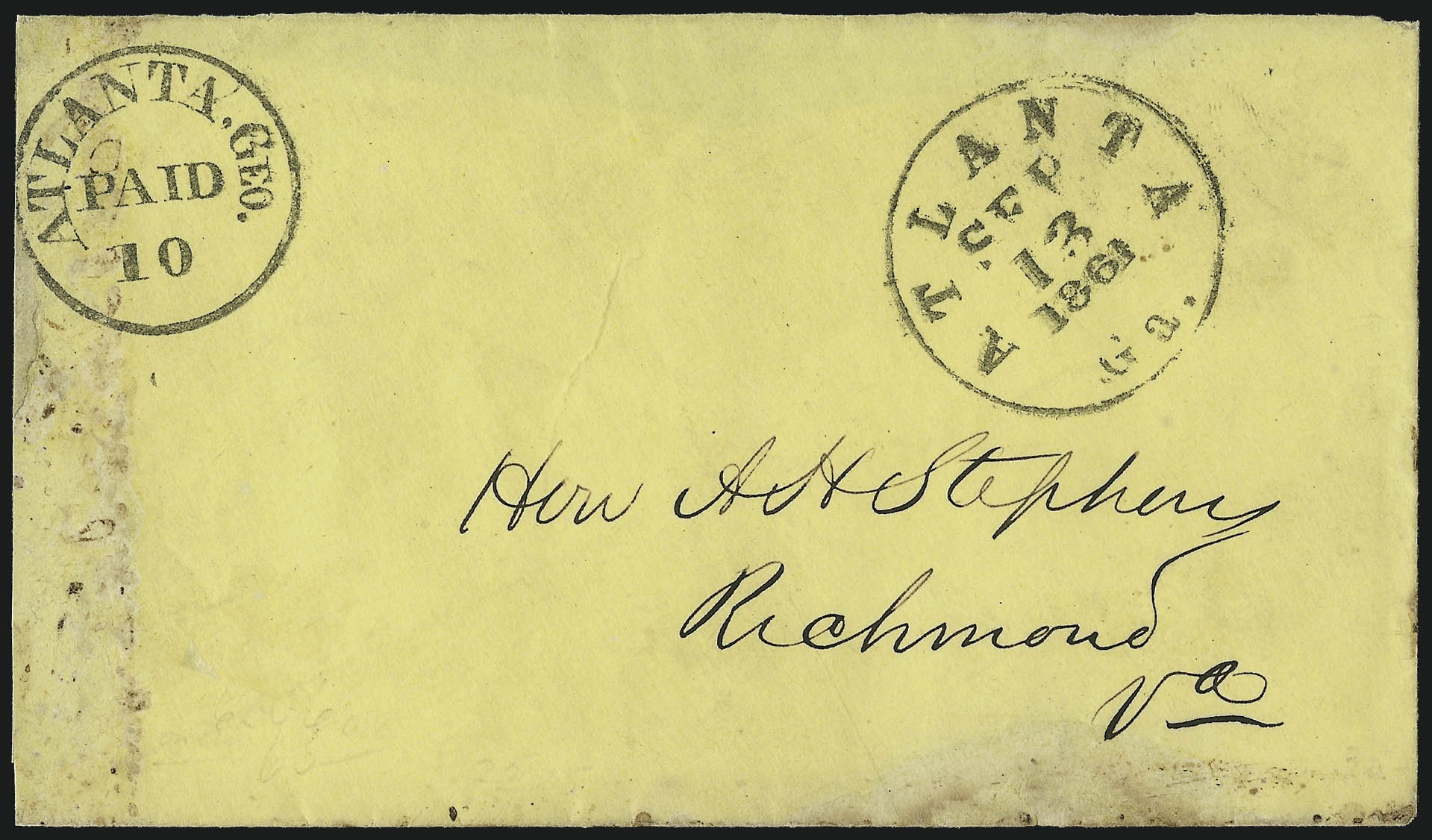 Sale no. 1090 — Lot no. 2386 — Siegel Auction Galleries