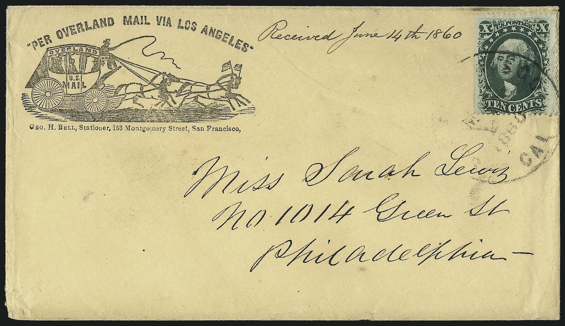 Sale no. 1106 — Lot no. 3065 — Siegel Auction Galleries