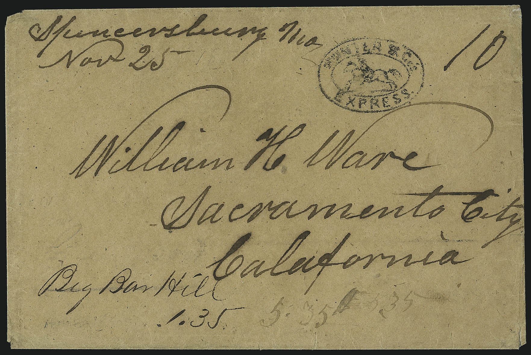 Sale no. 1106 — Lot no. 3070 — Siegel Auction Galleries