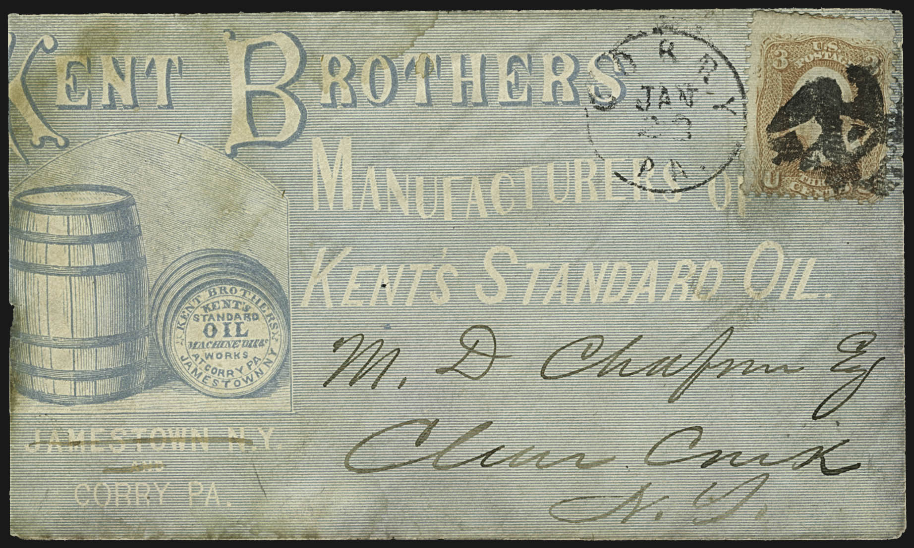 Sale no. 1107 — Lot no. 173 — Siegel Auction Galleries