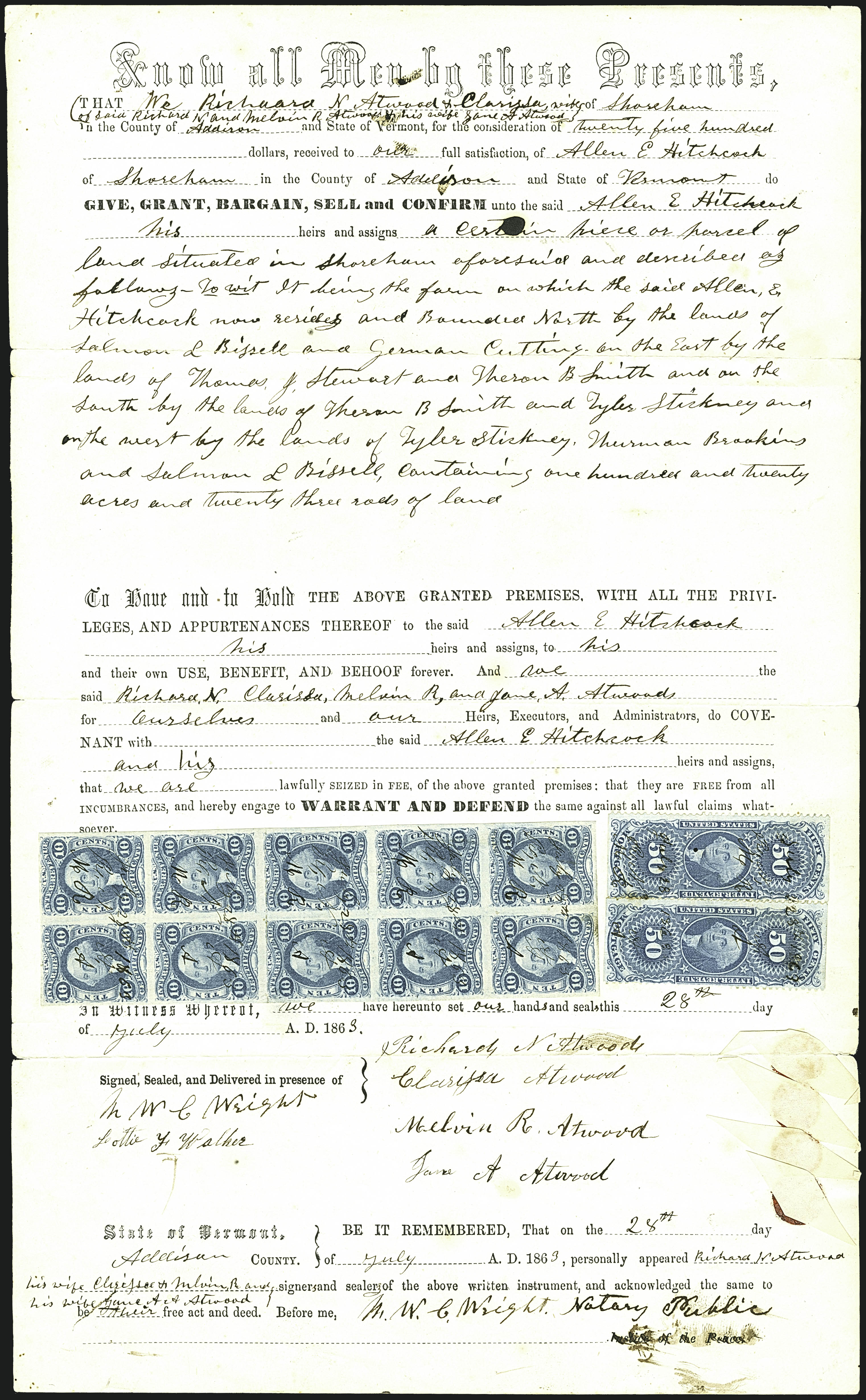 Sale no. 1110 — Lot no. 1230 — Siegel Auction Galleries