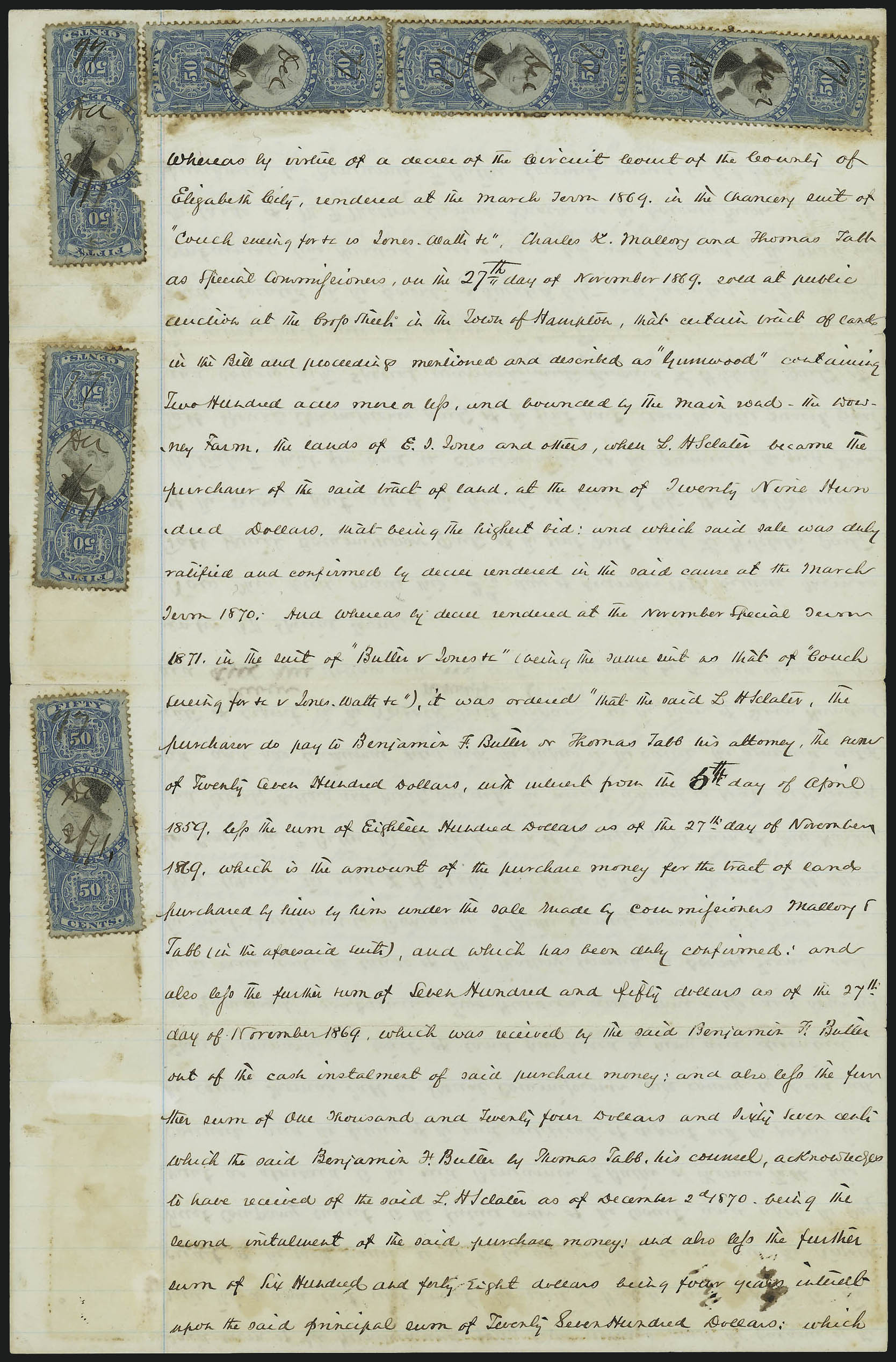 Sale no. 1110 — Lot no. 1266 — Siegel Auction Galleries