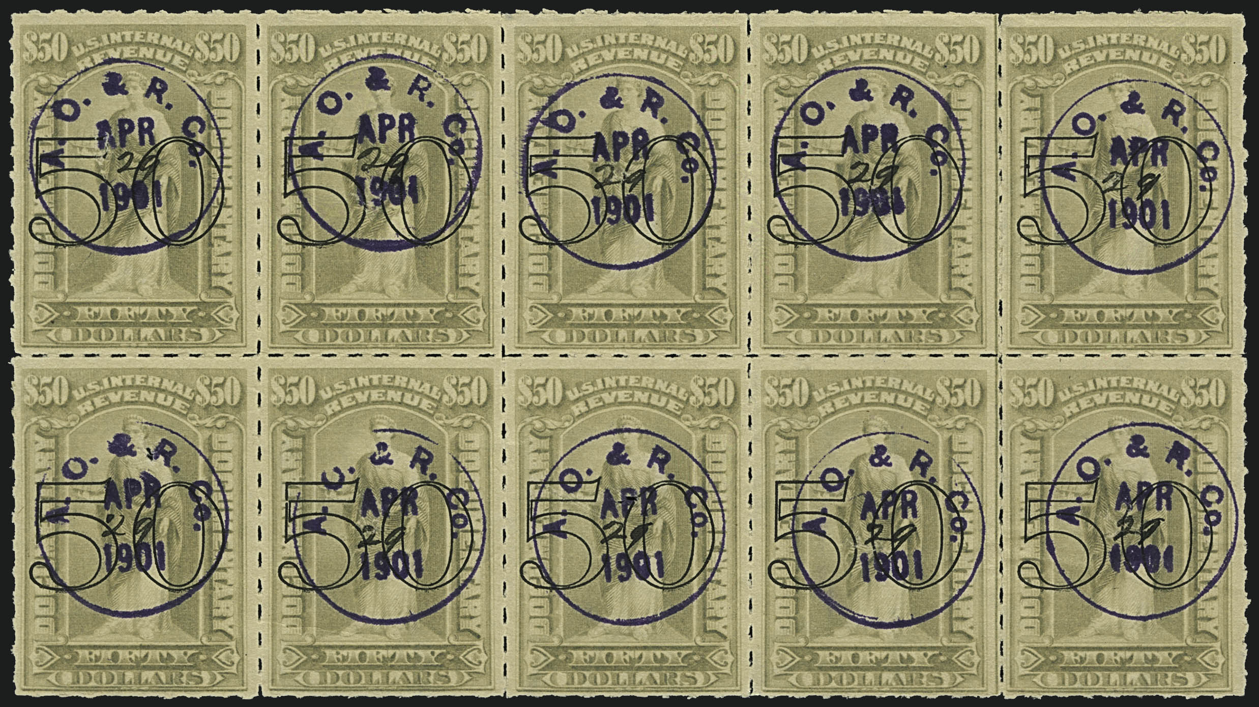 Sale no. 1110 — Lot no. 1307 — Siegel Auction Galleries