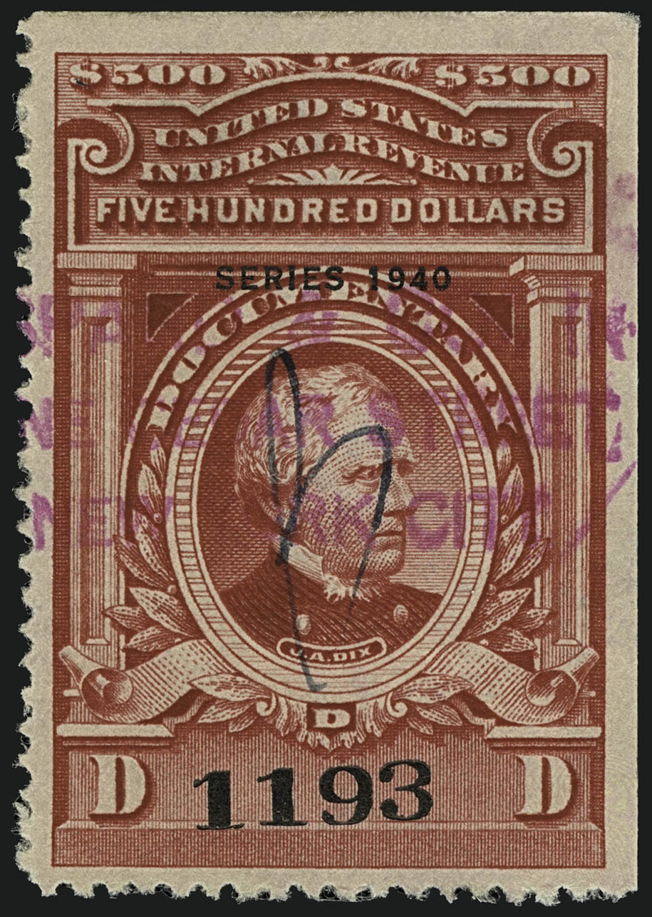 Sale no. 1110 — Lot no. 1333 — Siegel Auction Galleries