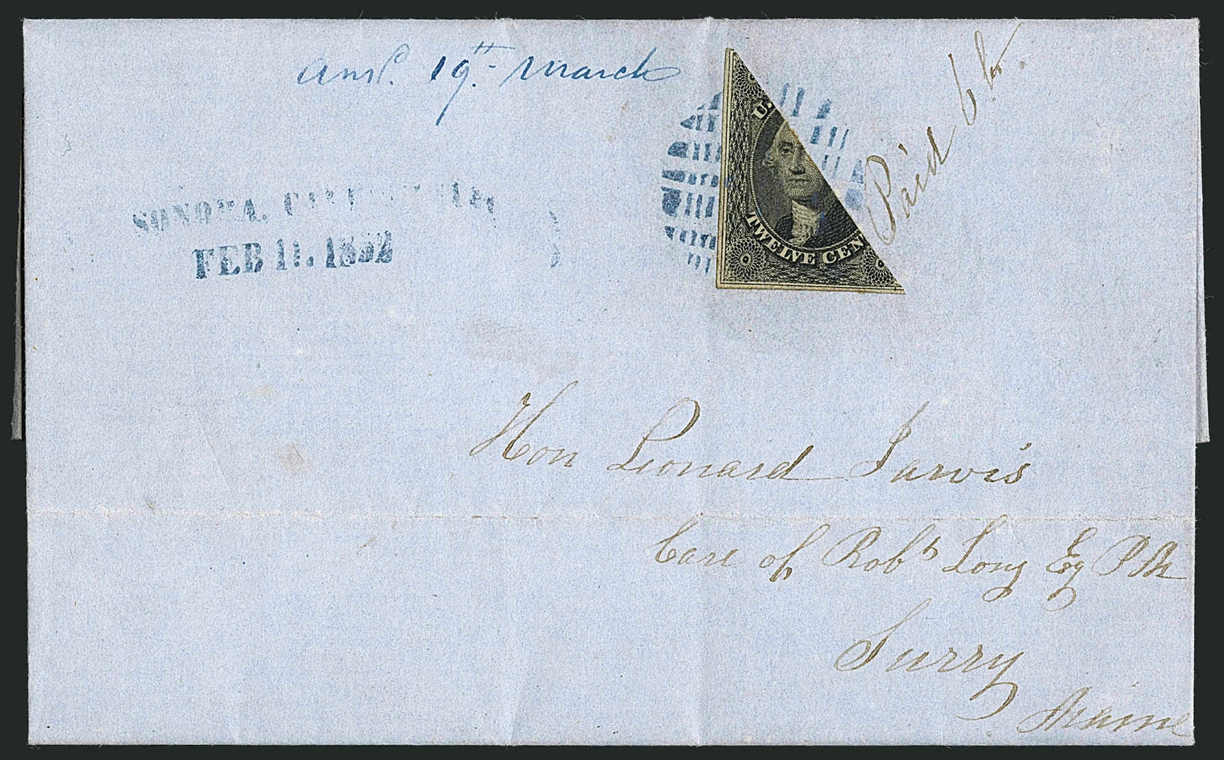 Sale no. 1115 — Lot no. 2157 — Siegel Auction Galleries