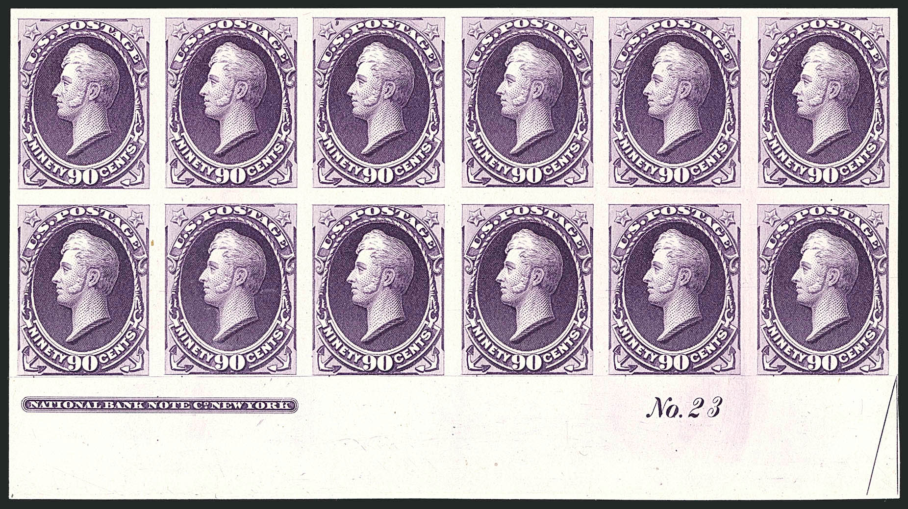 Sale no. 1116 — Lot no. 3050 — Siegel Auction Galleries