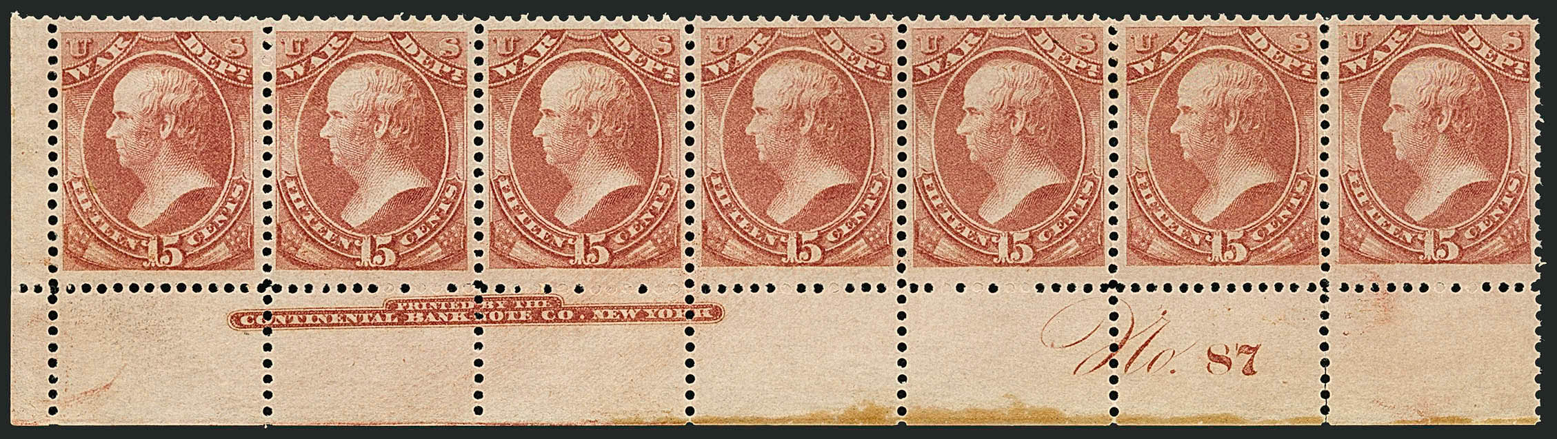 Sale no. 1116 — Lot no. 3460 — Siegel Auction Galleries