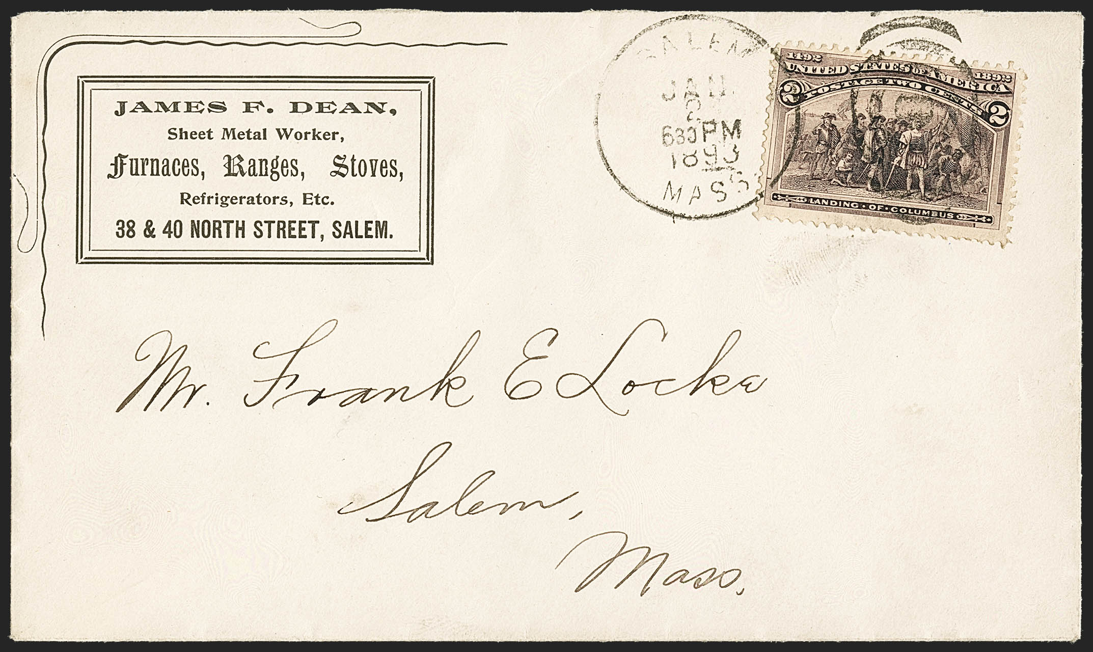 Sale no. 1129 — Lot no. 395 — Siegel Auction Galleries