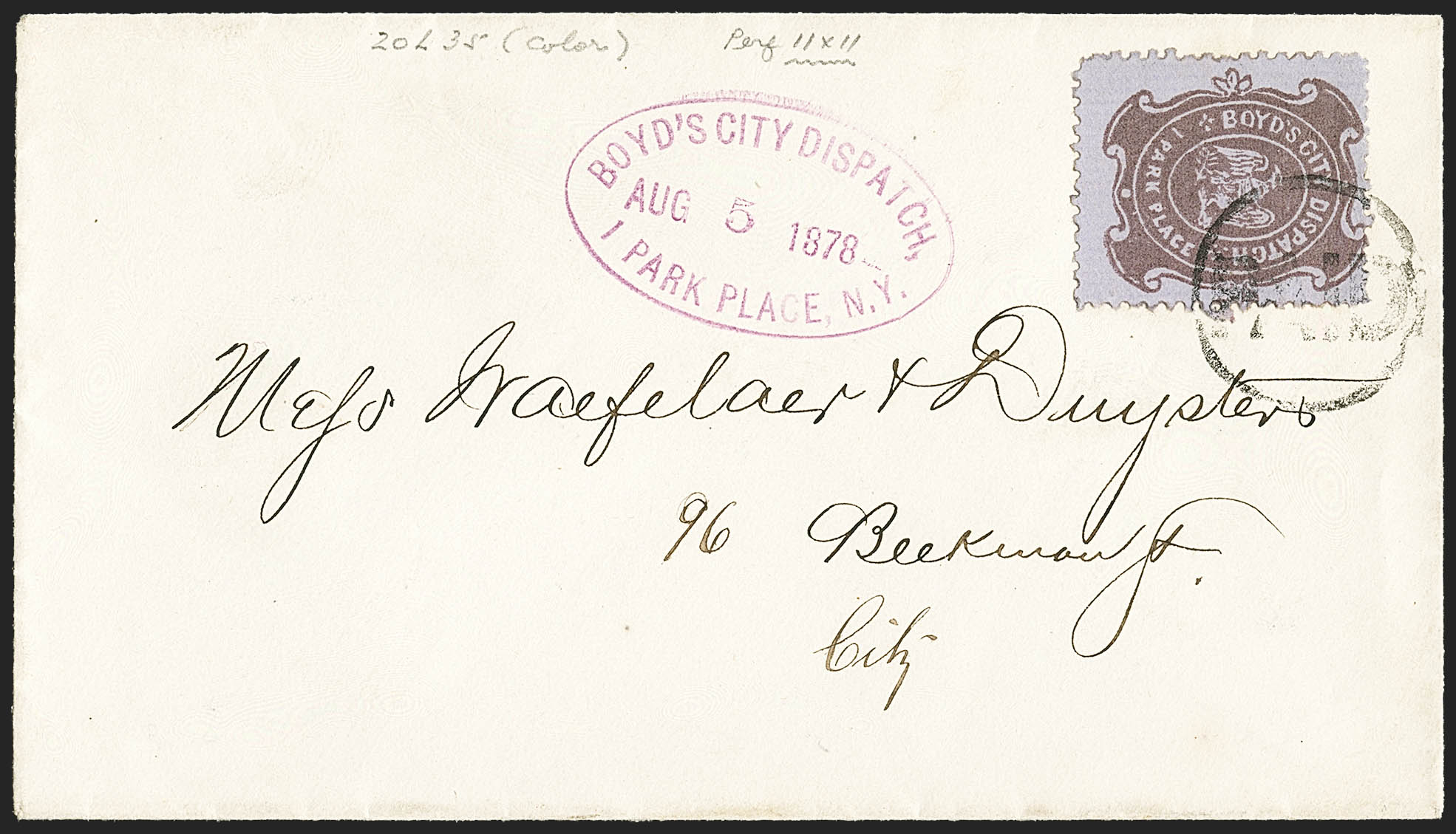 Sale no. 1133 — Lot no. 523 — Siegel Auction Galleries