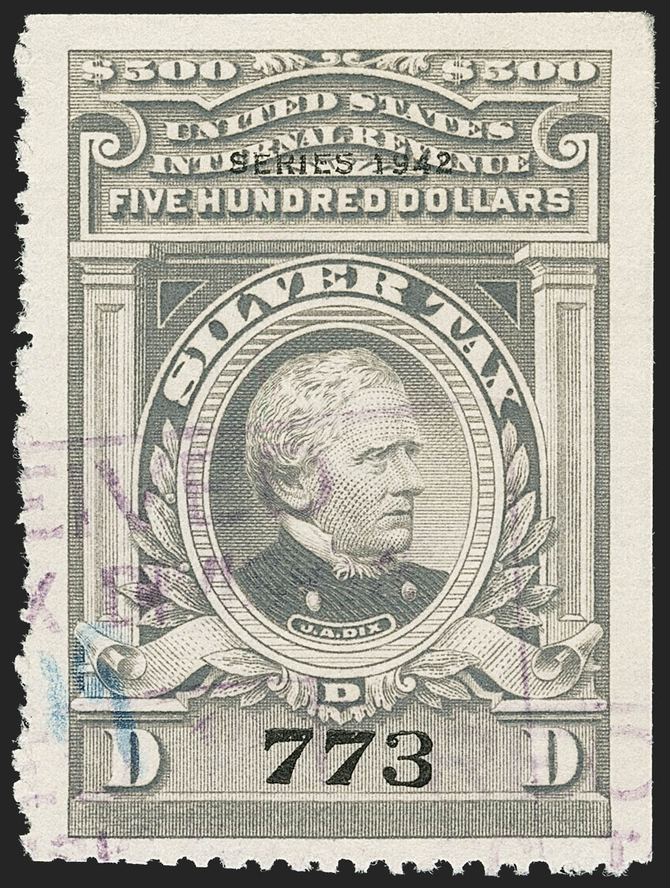 Sale no. 1140 — Lot no. 1402 — Siegel Auction Galleries