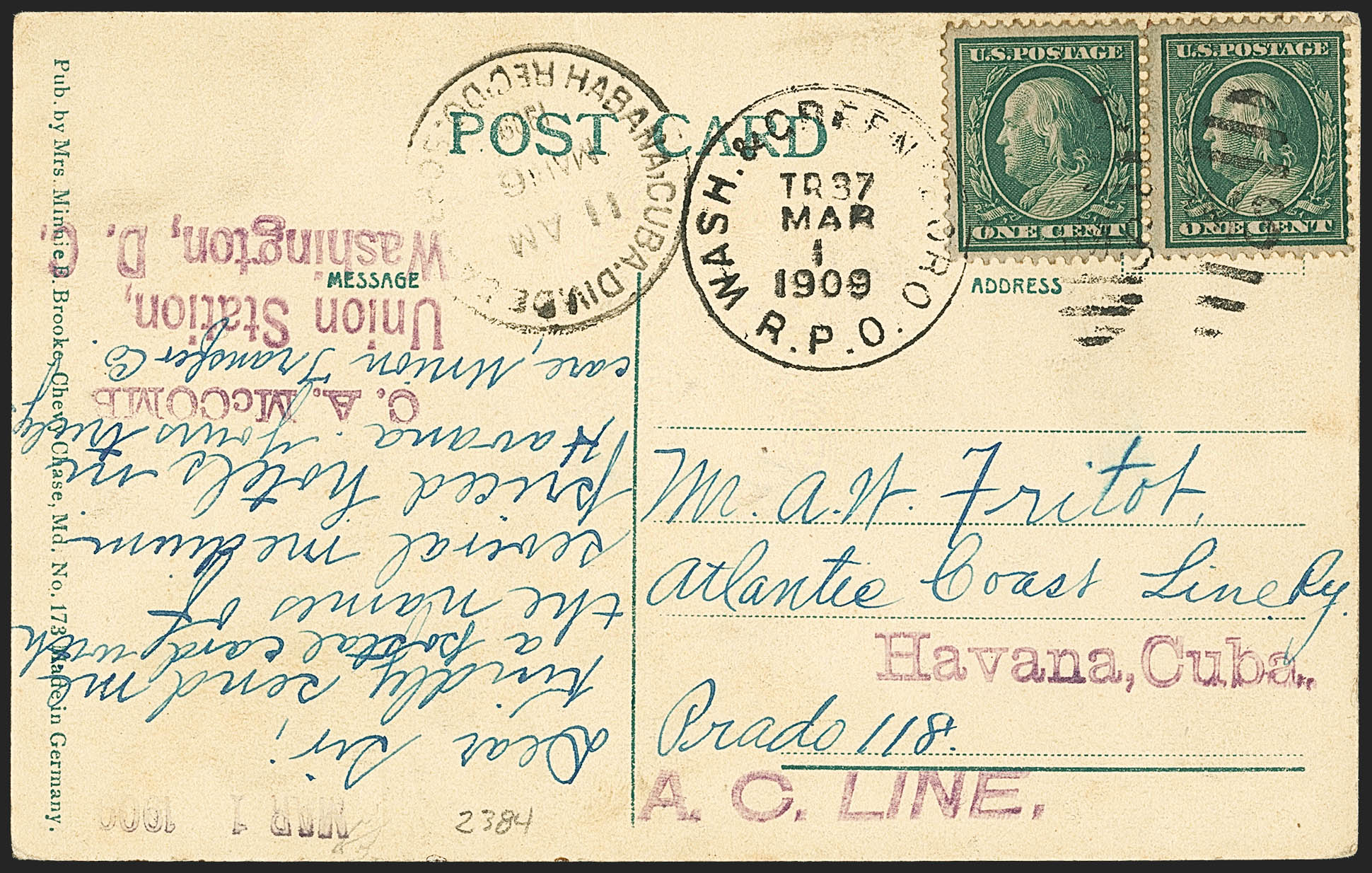 Sale no. 1148 — Lot no. 109 — Siegel Auction Galleries