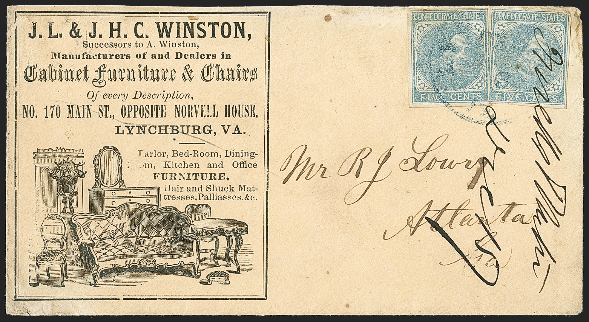 Sale no. 1155 — Lot no. 3034 — Siegel Auction Galleries