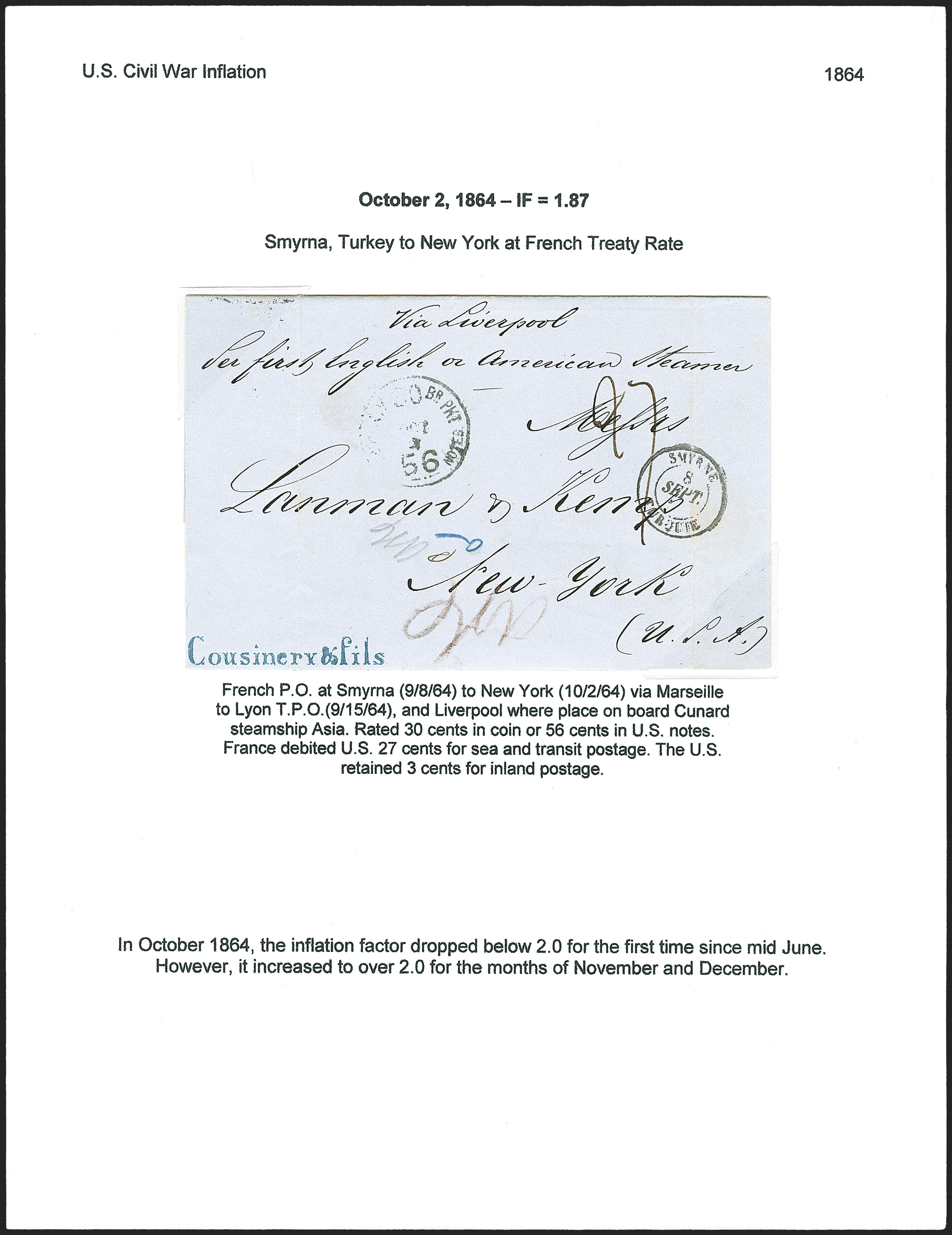 Sale no. 1155 — Lot no. 3105 — Siegel Auction Galleries