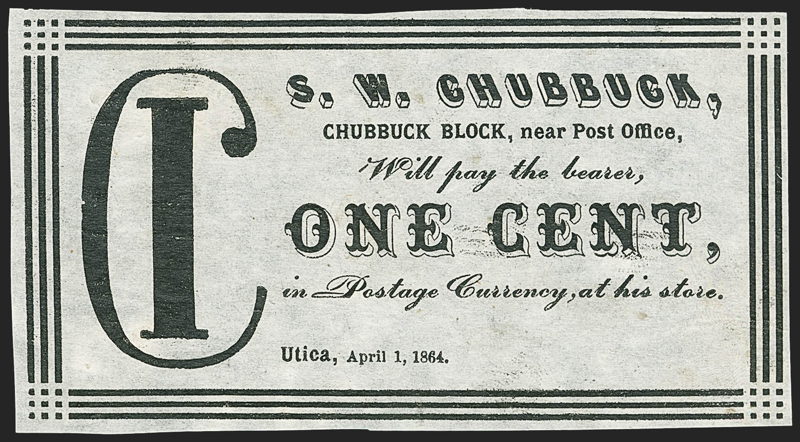 Sale no. 1162 — Lot no. 153 — Siegel Auction Galleries