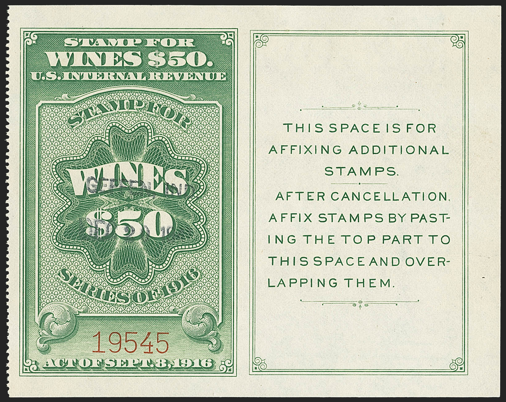 Sale no. 1164 — Lot no. 504 — Siegel Auction Galleries