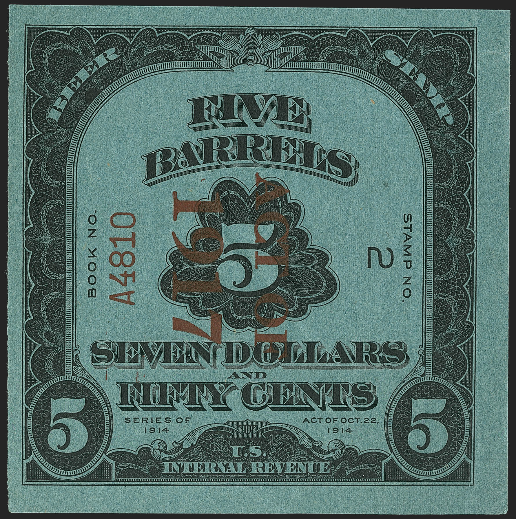 Sale no. 1164 — Lot no. 634 — Siegel Auction Galleries