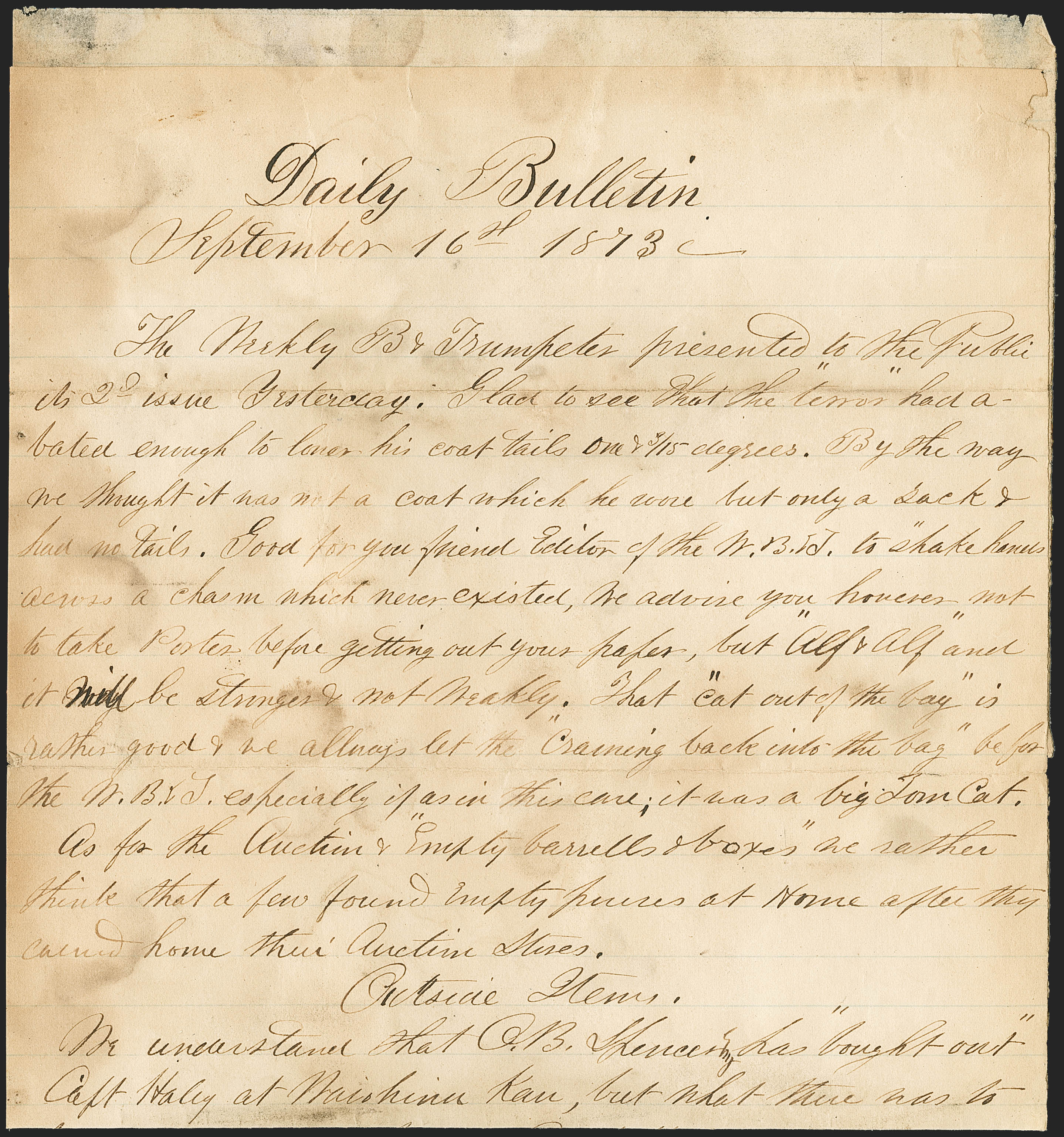 Sale no. 1172 — Lot no. 1003 — Siegel Auction Galleries