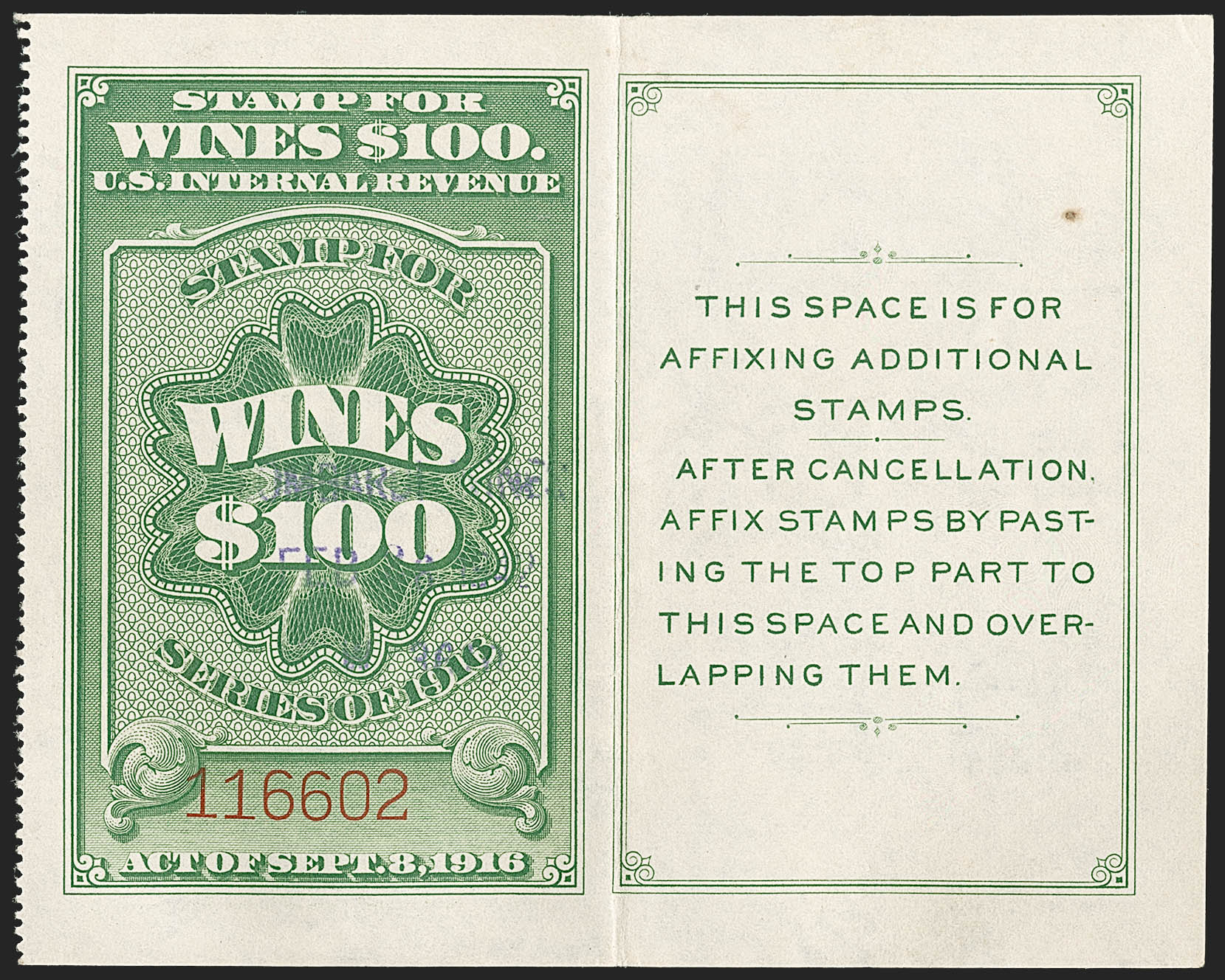 Sale no. 1179 — Lot no. 2718 — Siegel Auction Galleries