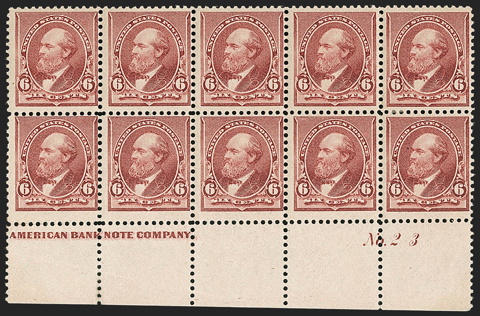 Sale no. 1187 — Lot no. 347 — Siegel Auction Galleries