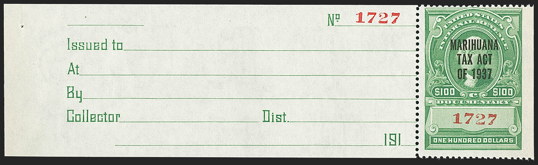 Sale no. 1187 — Lot no. 796 — Siegel Auction Galleries