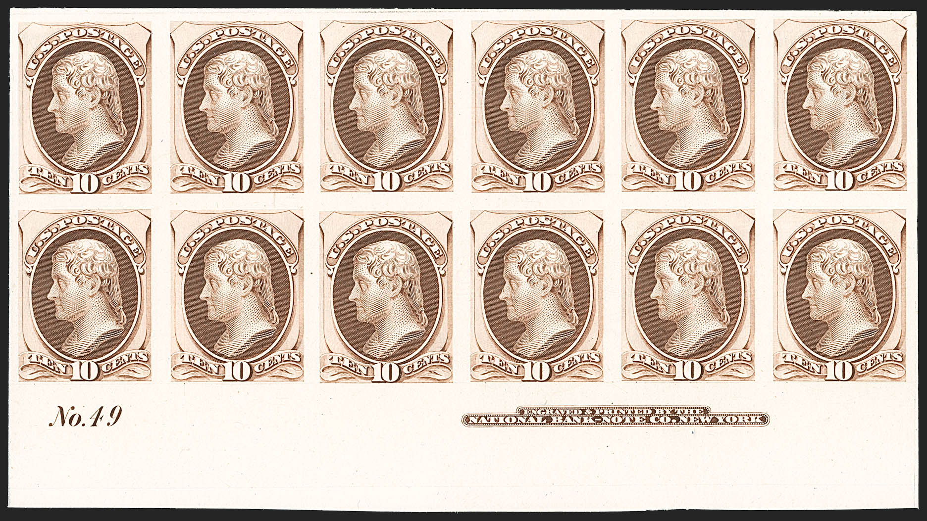 Sale no. 1192 — Lot no. 10 — Siegel Auction Galleries