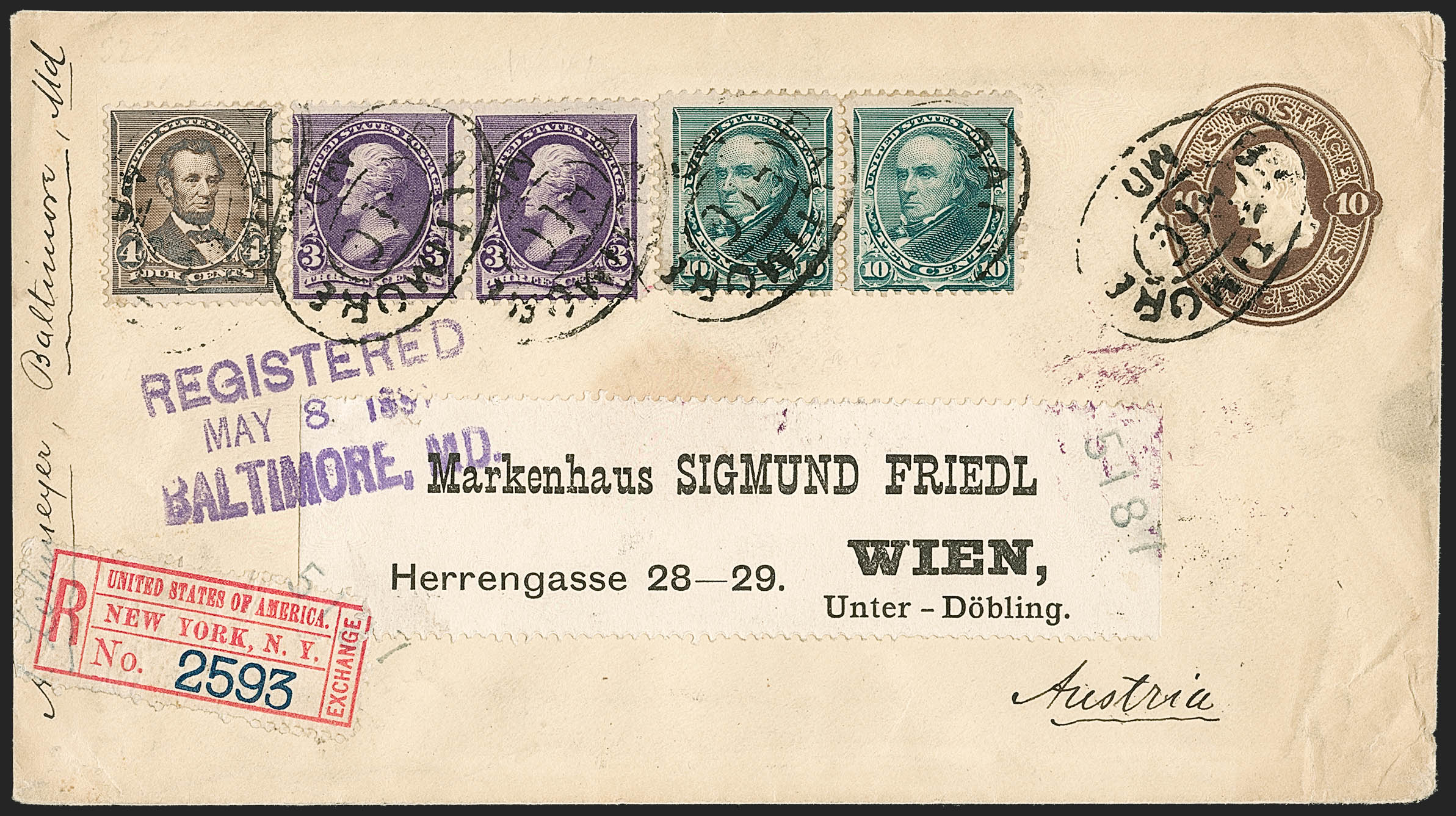 Sale no. 1201 — Lot no. 2160 — Siegel Auction Galleries