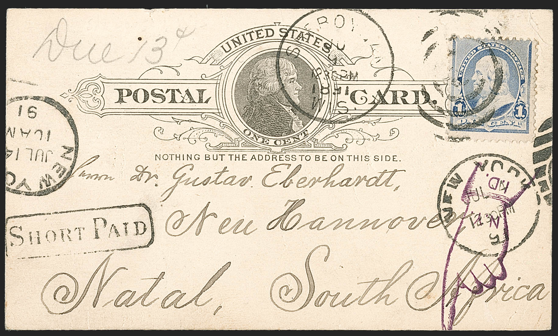 Sale no. 1201 — Lot no. 2175 — Siegel Auction Galleries