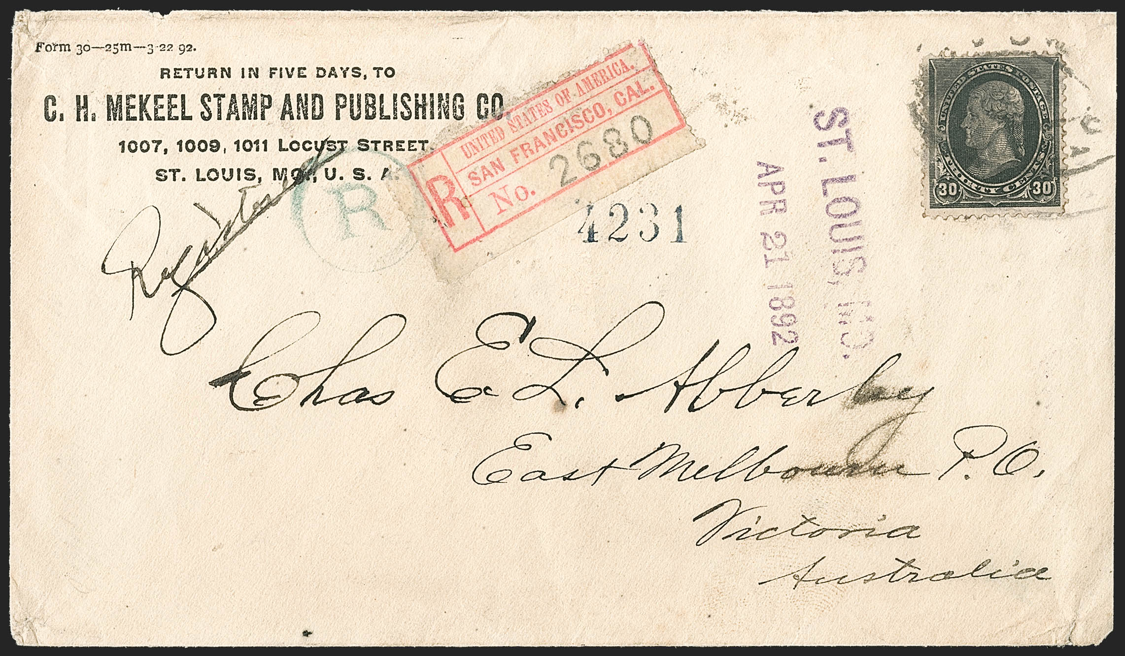 Sale no. 1201 — Lot no. 2182 — Siegel Auction Galleries