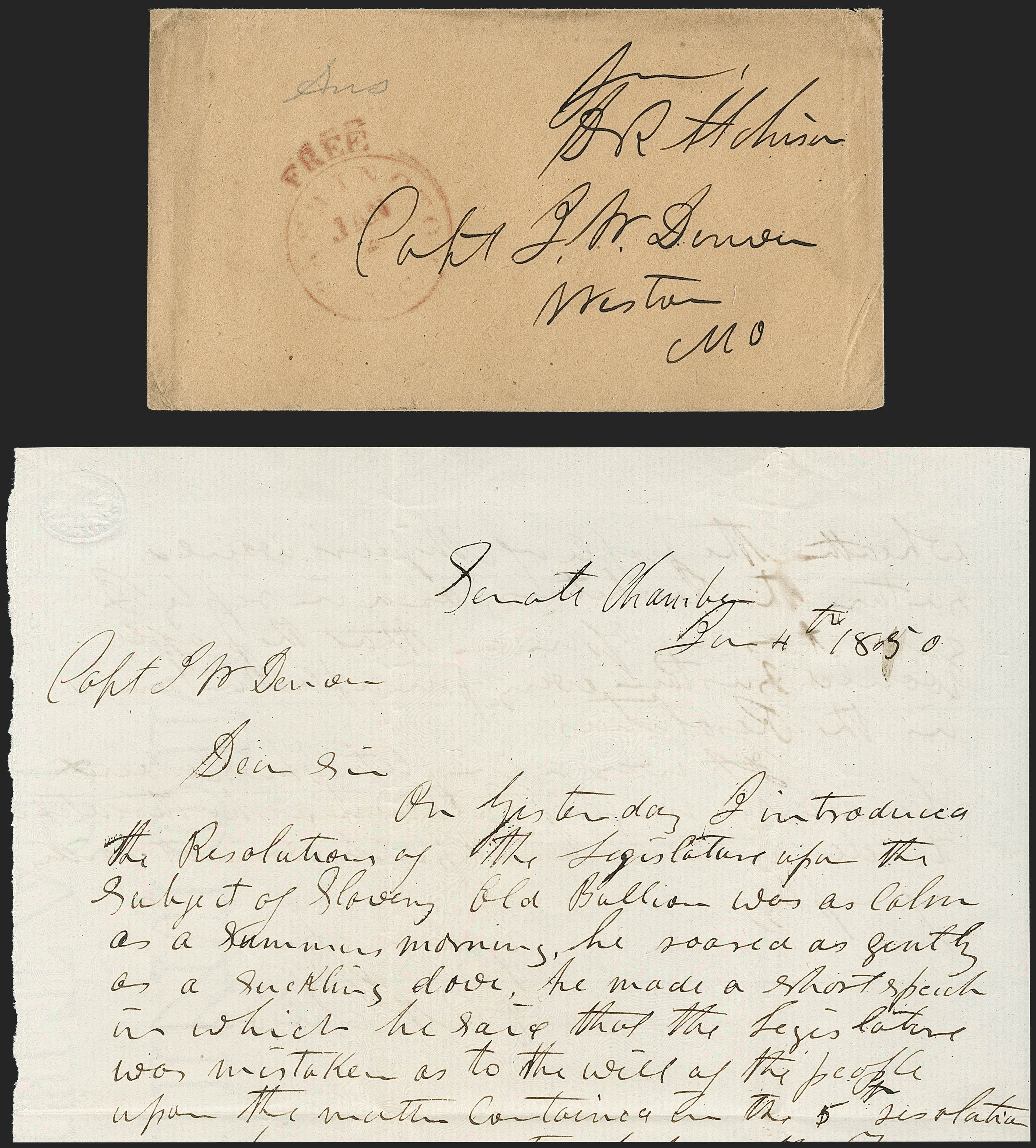 Sale no. 1205 — Lot no. 2004 — Siegel Auction Galleries