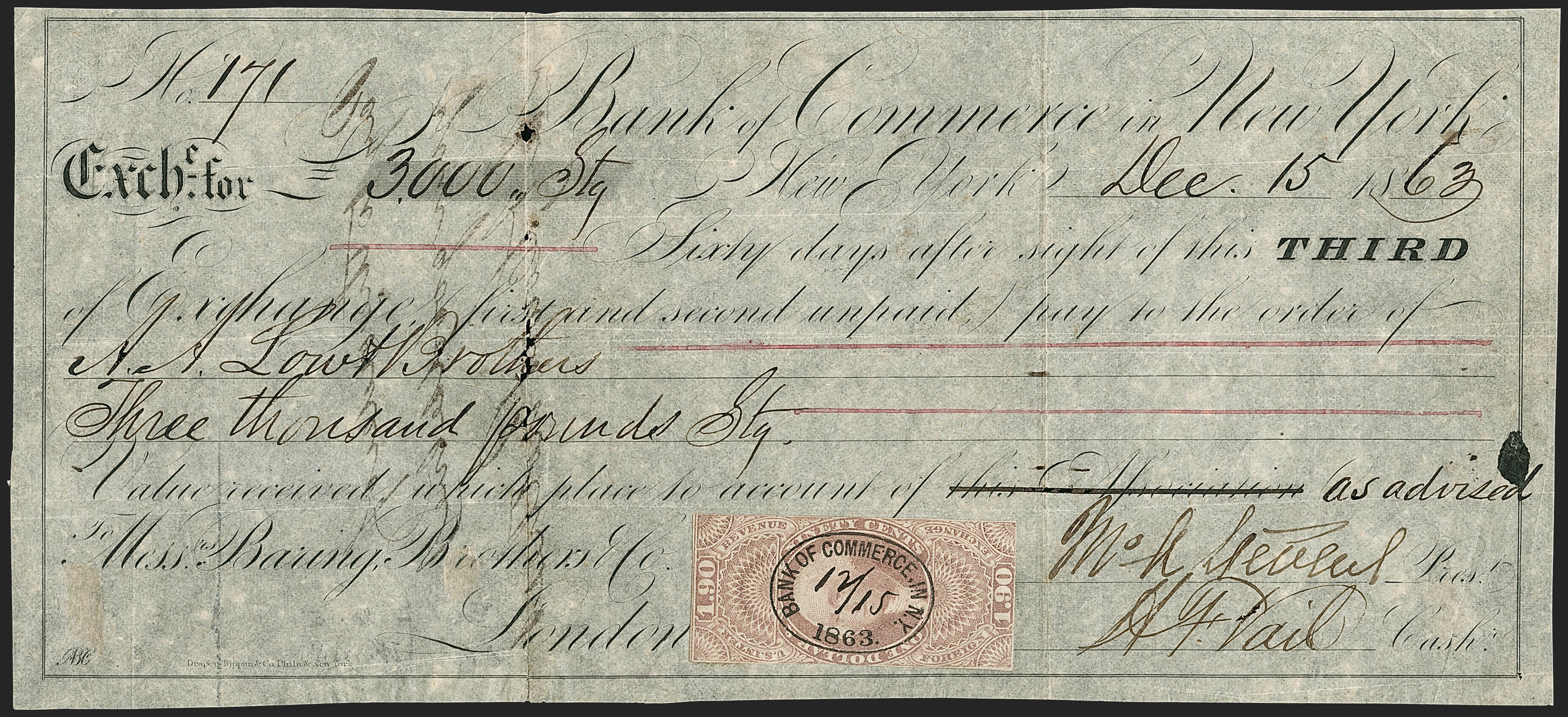 Sale no. 1205 — Lot no. 2146 — Siegel Auction Galleries