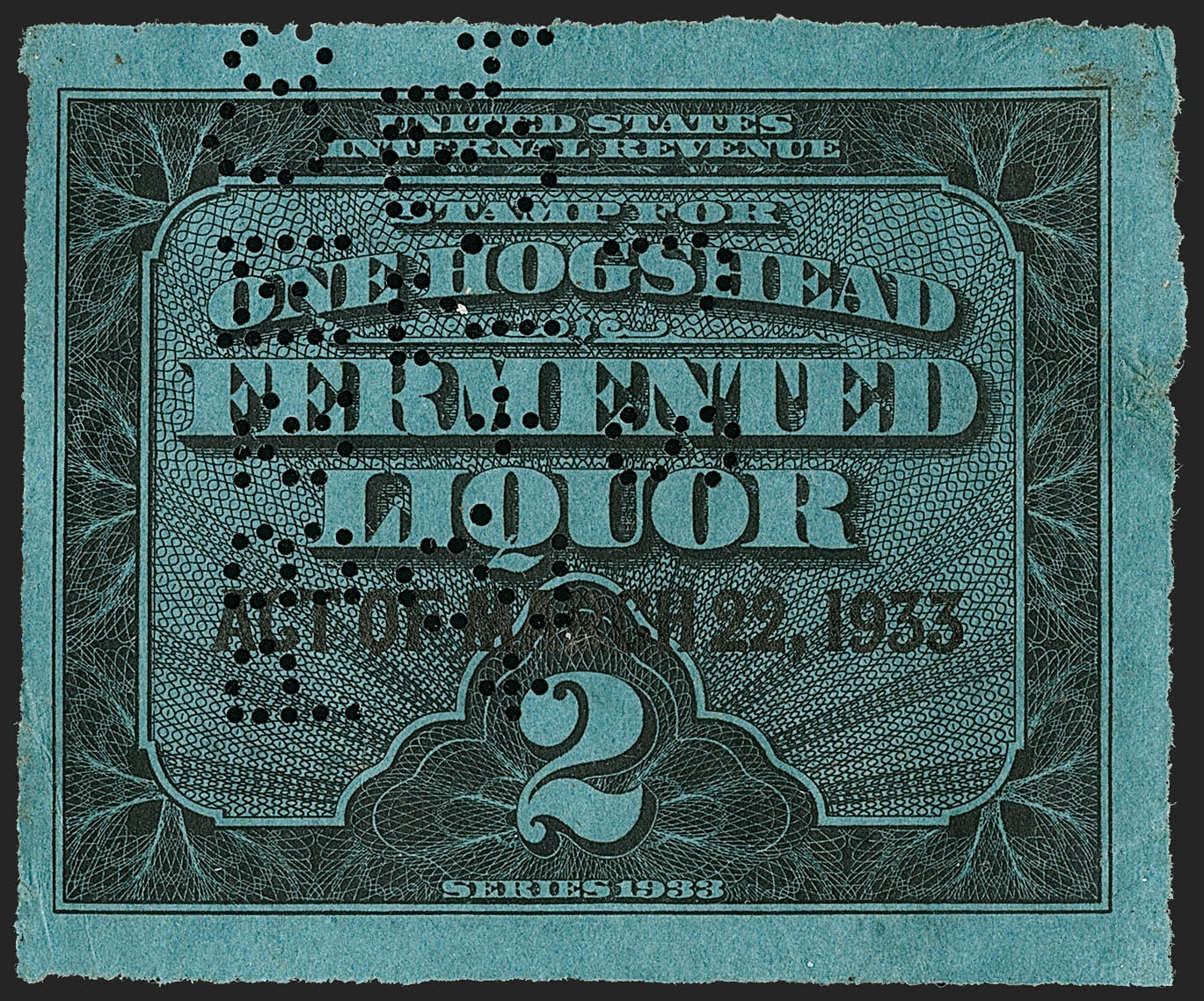 Sale no. 1205 — Lot no. 2160 — Siegel Auction Galleries