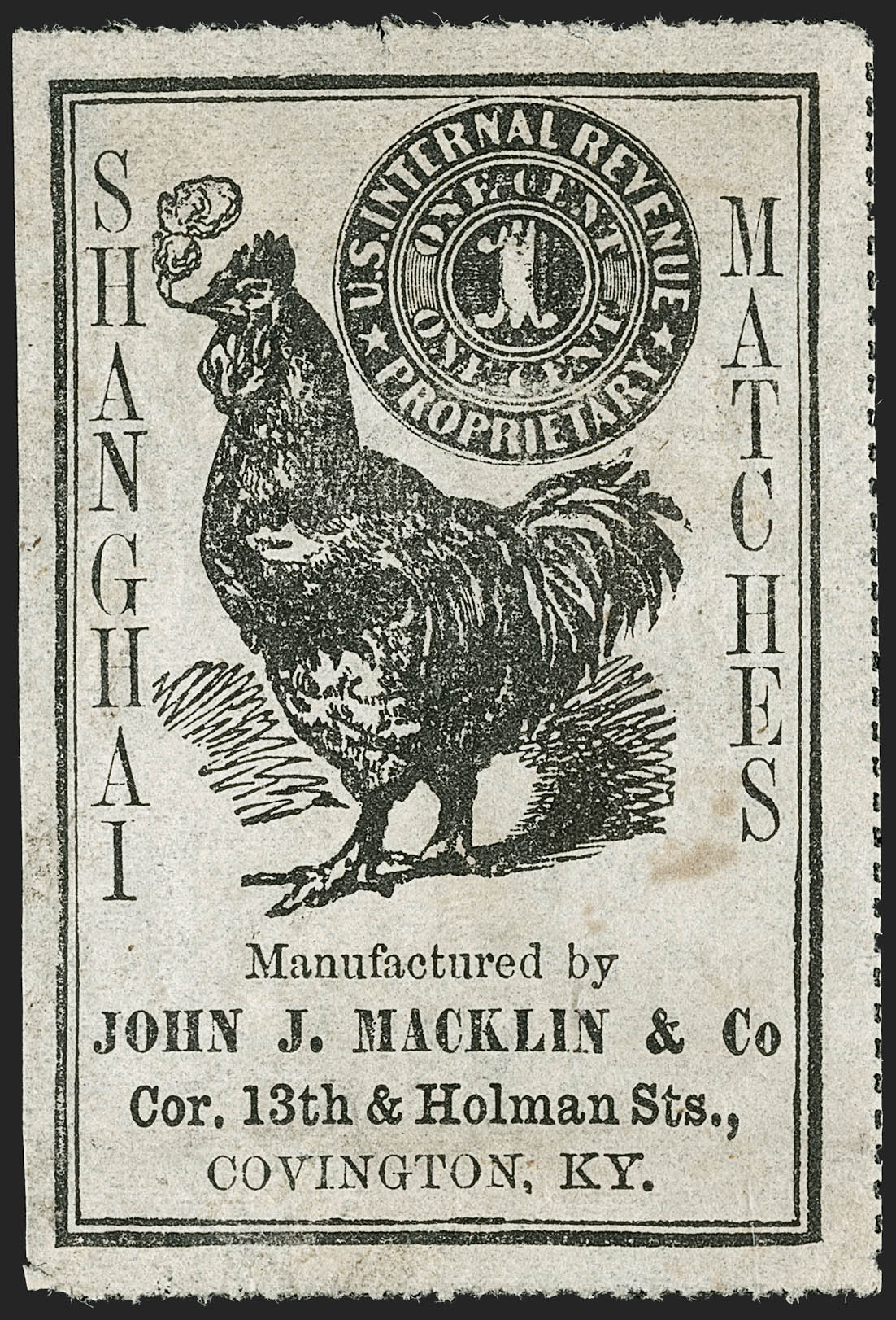 Sale no. 1205 — Lot no. 2163 — Siegel Auction Galleries