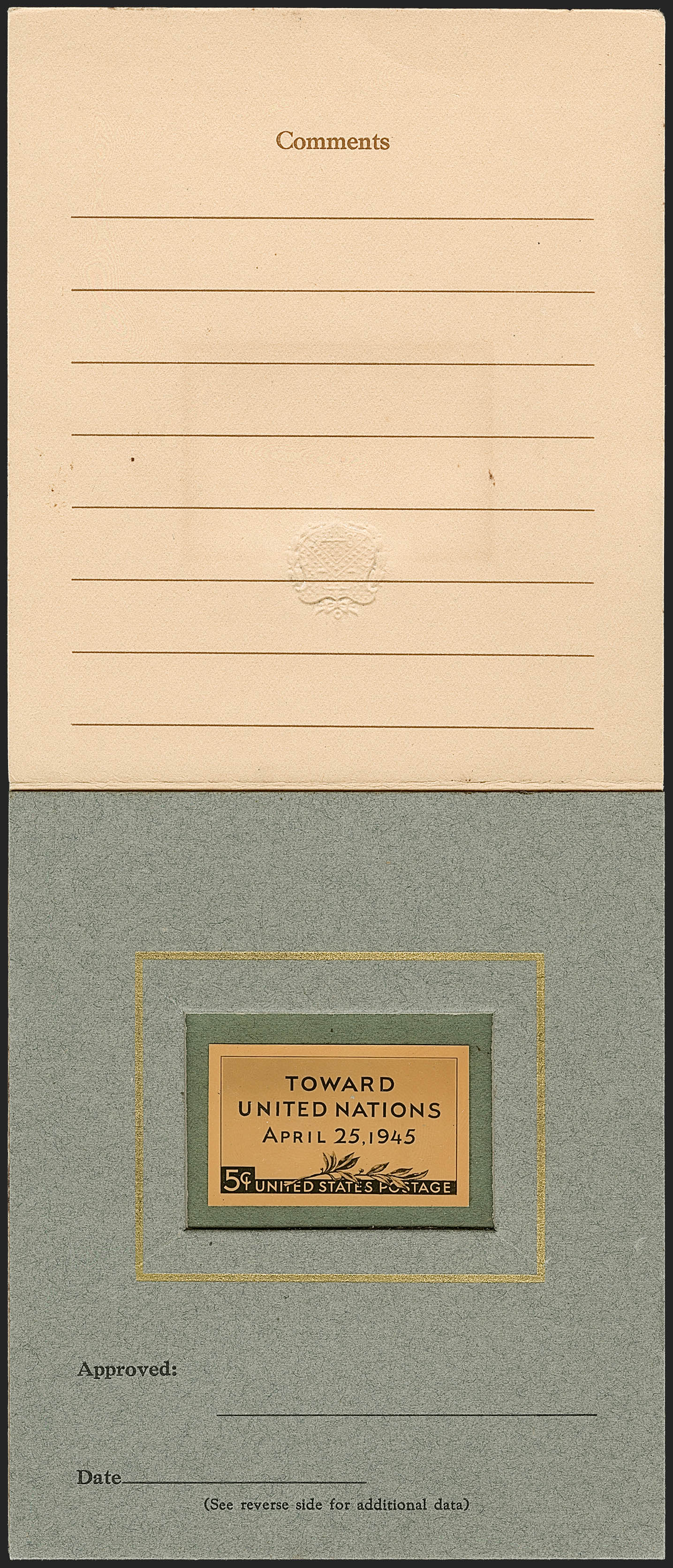 Sale no. 1206 — Lot no. 45 — Siegel Auction Galleries