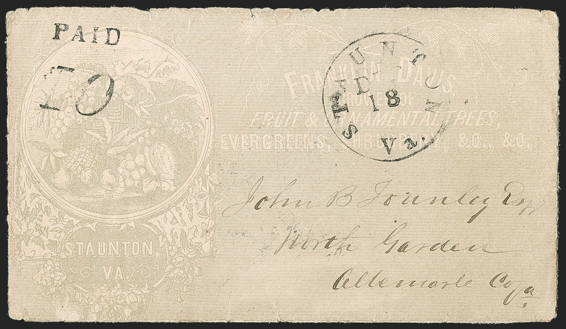 Sale no. 1206 — Lot no. 988 — Siegel Auction Galleries