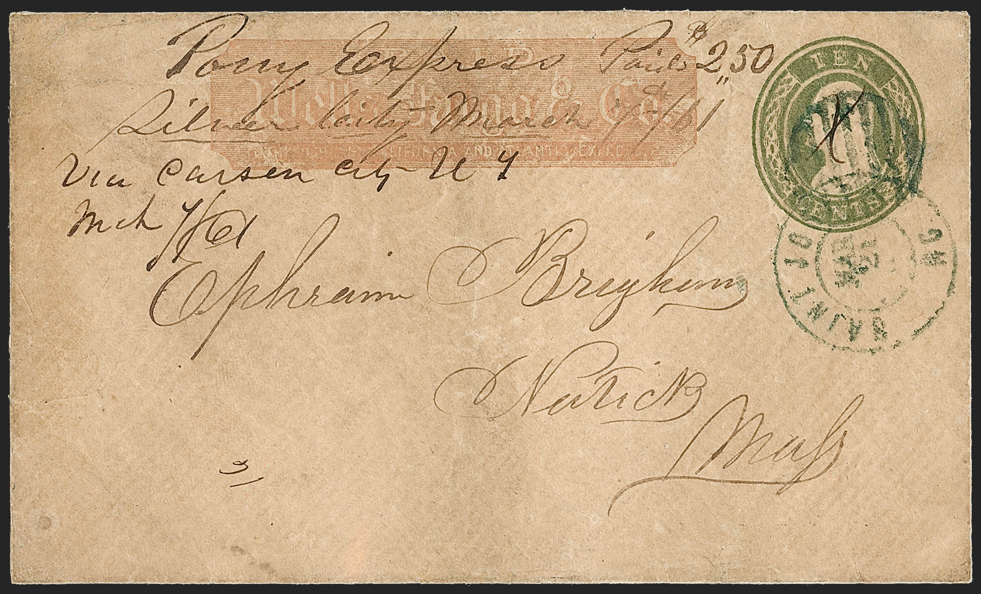 Sale no. 1207 — Lot no. 13 — Siegel Auction Galleries