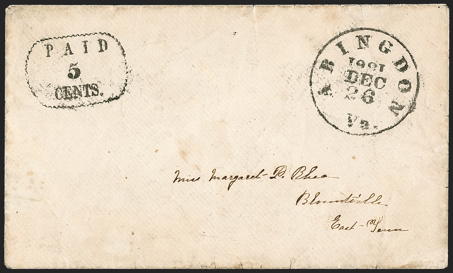 Sale no. 1208 — Lot no. 101 — Siegel Auction Galleries